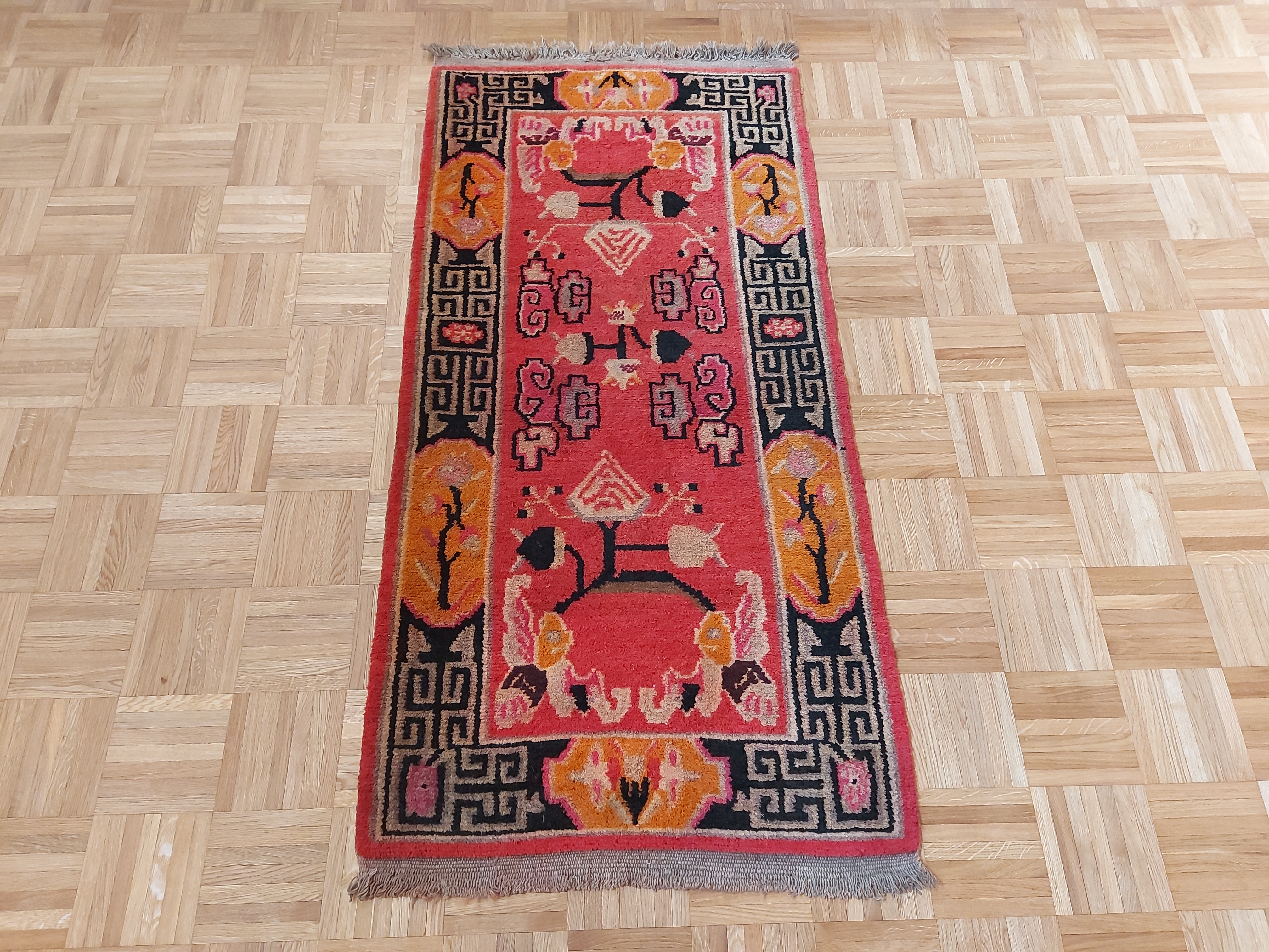 Tibet Khaden *antik* Ende 19. Jhd. 155x76cm Tibet Khaden *antik* Ende 19. Jhd. 155x76cm
