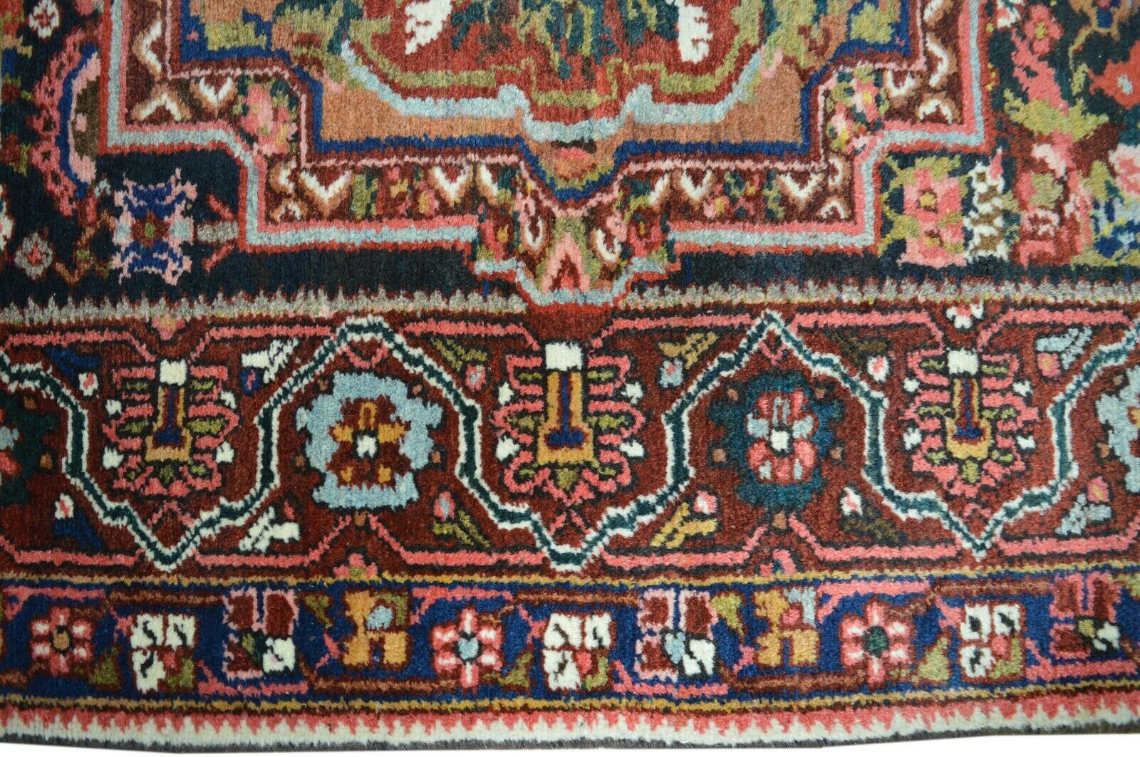 Antik! Bakhtiar 377x105 Bachtiar Läufer Galerie Carpet Rug Perser Orientteppich