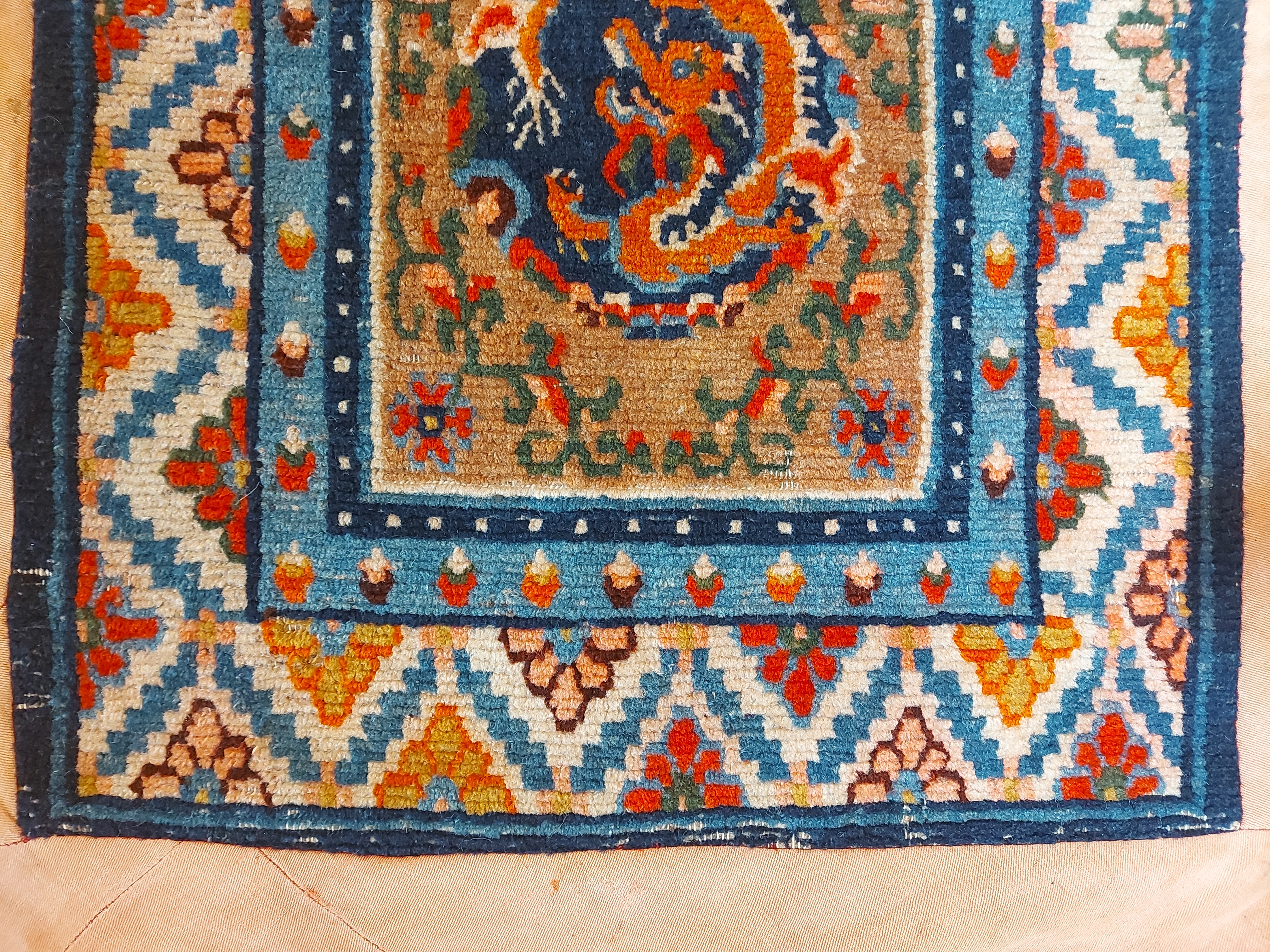 Tibet Khaden *antik* Ende 19. Jhd. 90x65cm Tibet Khaden *antik* Ende 19. Jhd. 90x65cm