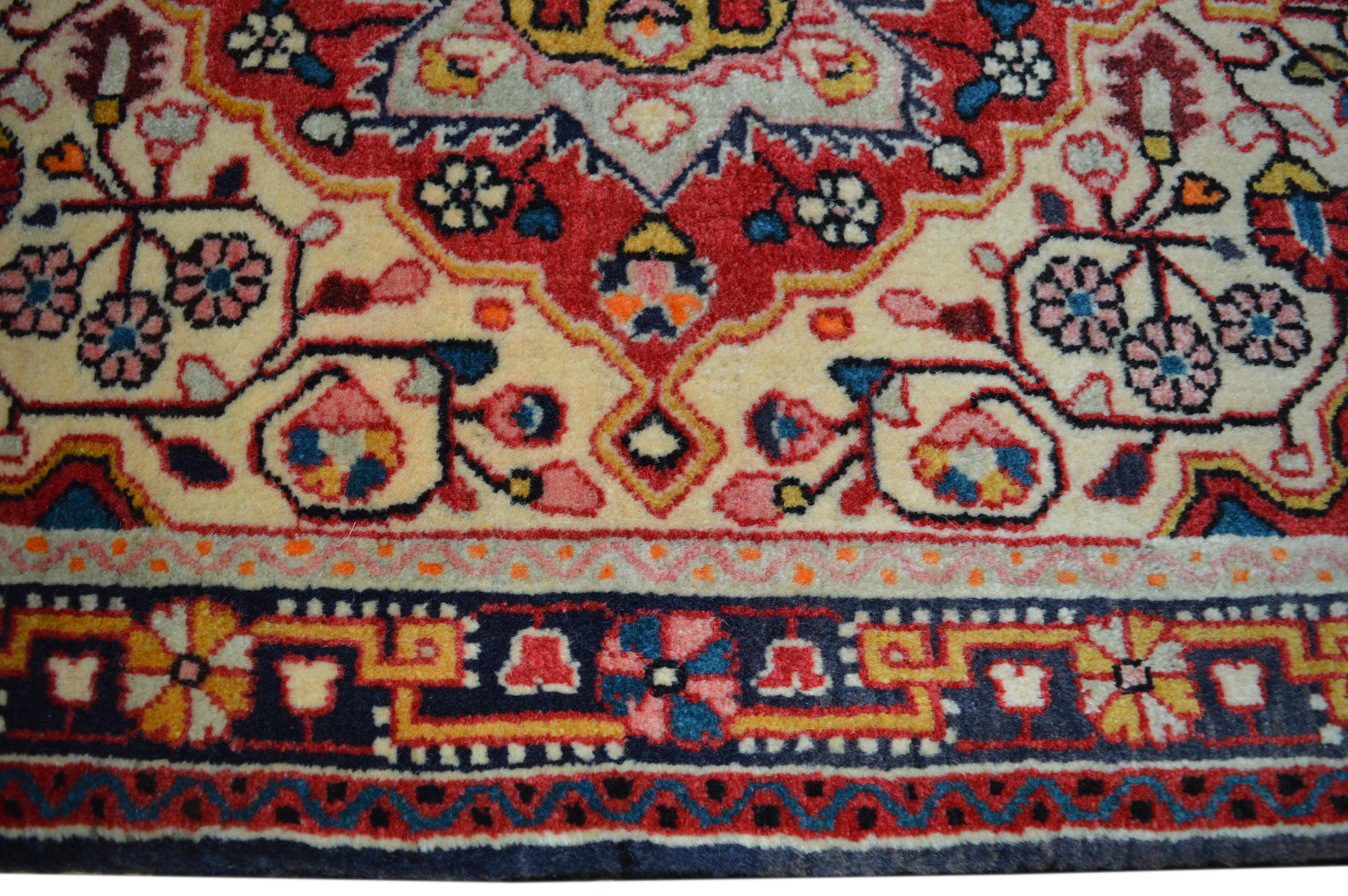 NEU Djosan 87x65 Keshan Kashan Rug Carpet Sarough Medallion Perser Orientteppich