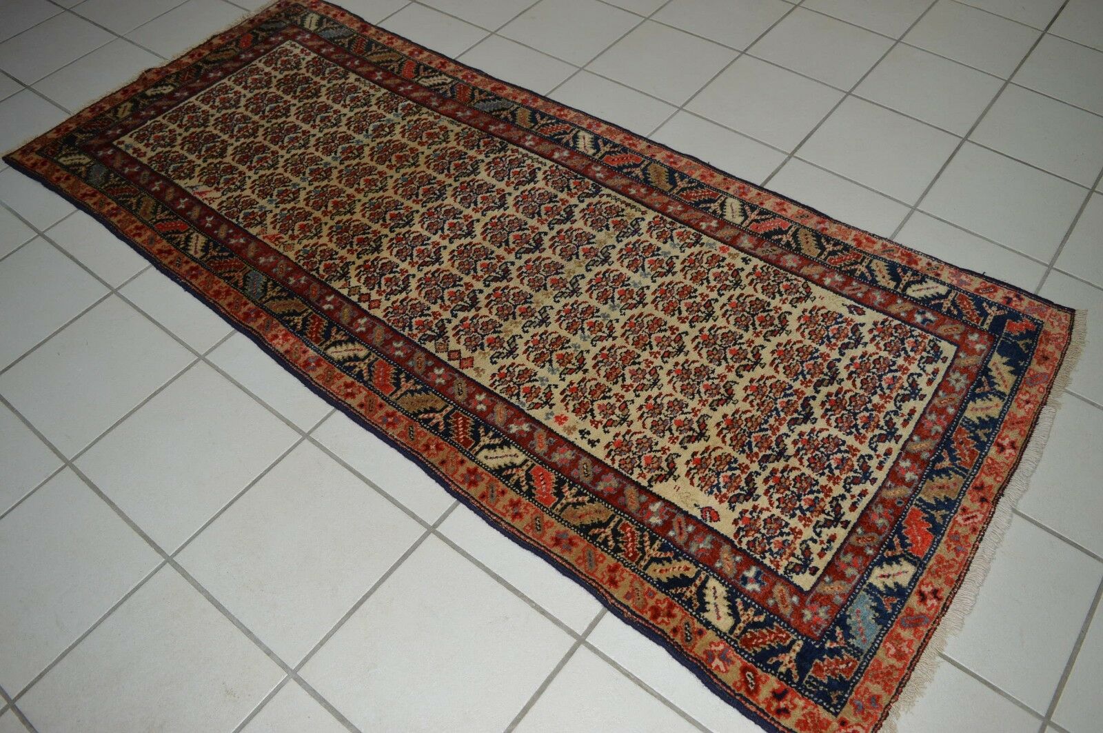Antik! Bakhtiar 233x101 Bachtiar Gashgai Ardebil Karabagh Carpet Orientteppich 