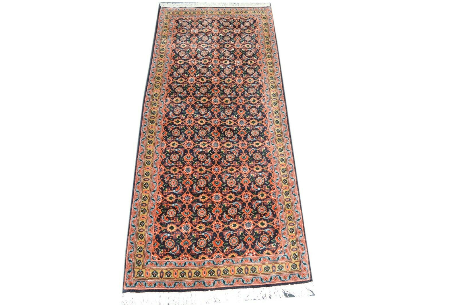 Täbriz 158x66 Läufer Tabriz Galerie Herati Mahi Rug Carpet Orientteppich Perser
