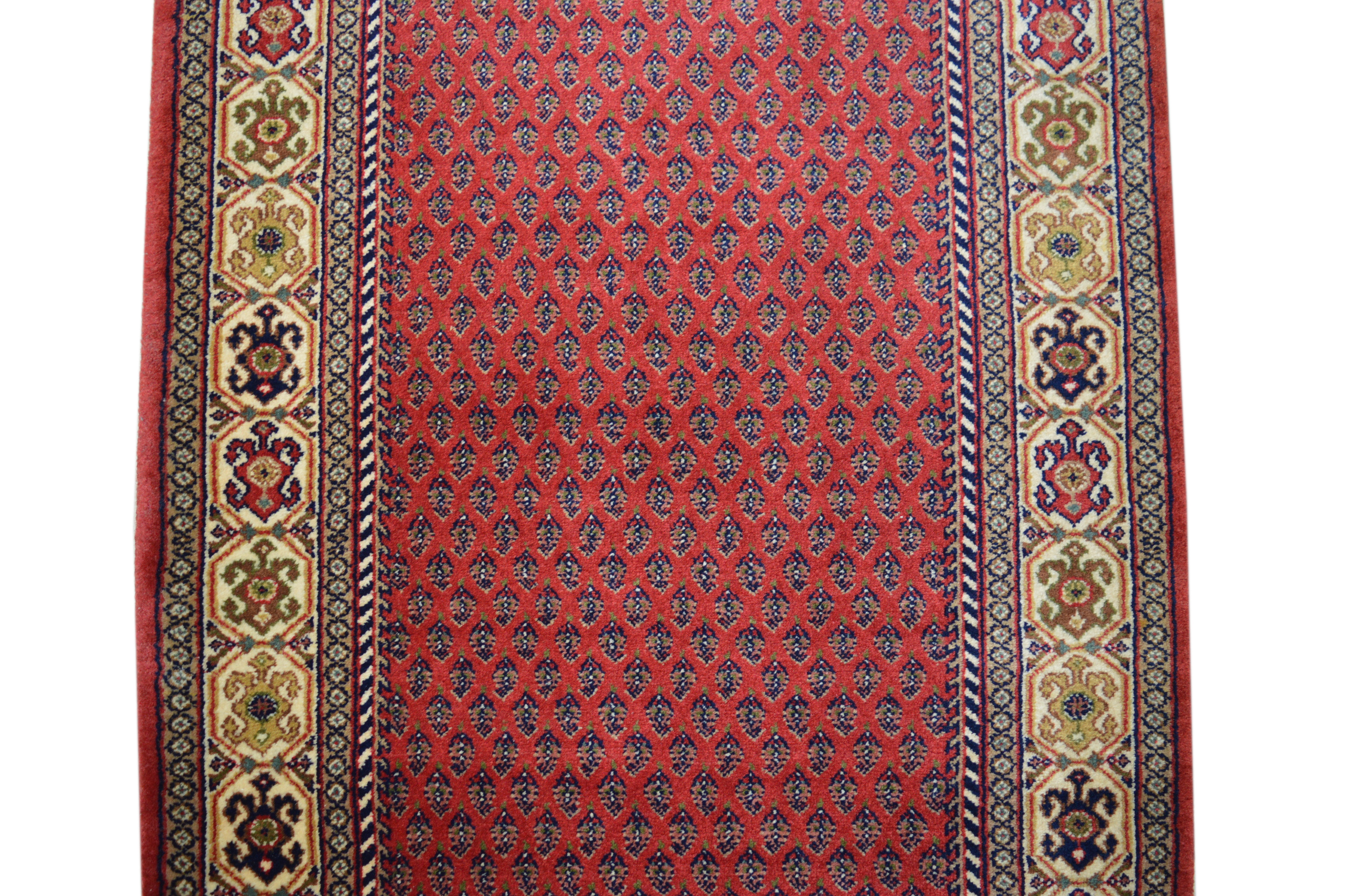 Sarough Mir 345x80 Saruk Sarug Galerie Läufer Rug Carpet Orientteppich Perser