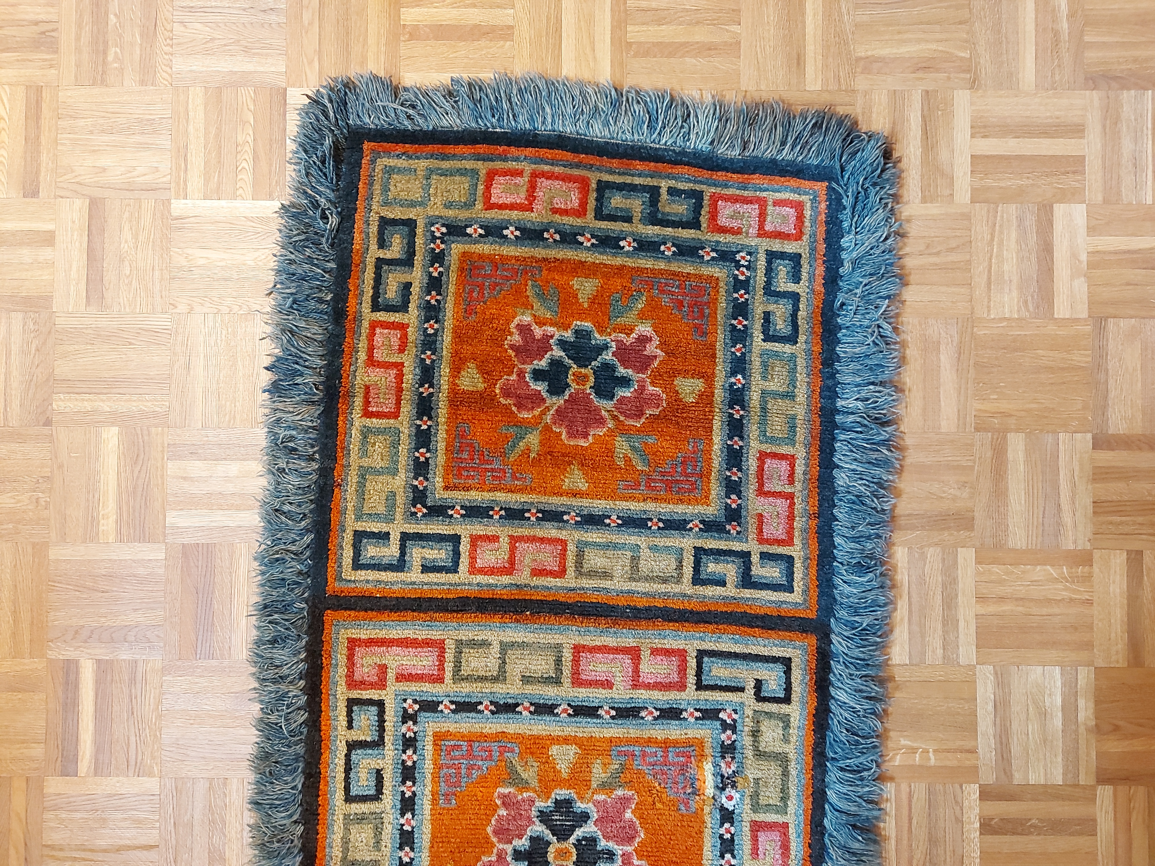 Tibet Khaden *antik* Ende 19. Jhd. 143x83cm Tibet Khaden *antik* Ende 19. Jhd. 143x83cm