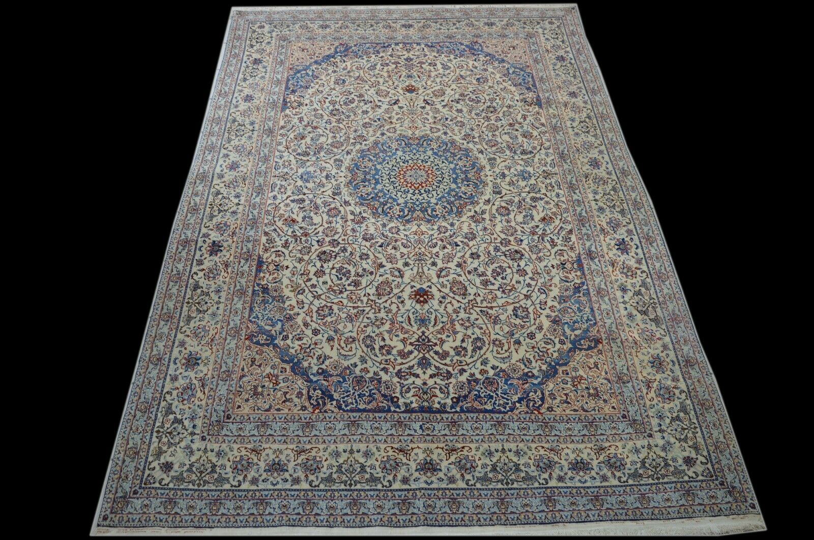 NAIN 350x230 Tudeshk 4La Naeen Seide Rug Carpet Silk Tapis Perser Orientteppich