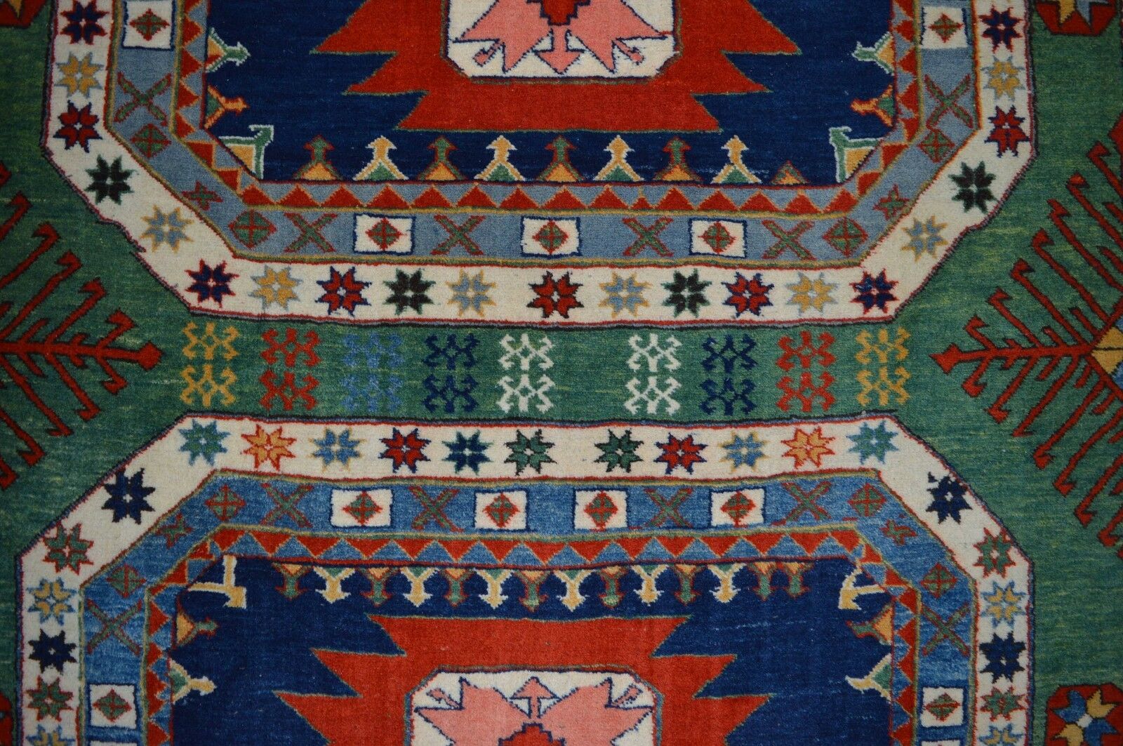 Neu! Sewan 240x210 Kazak Sternenkazak Rug Carpet Tapis Tappeto Orientteppich 
