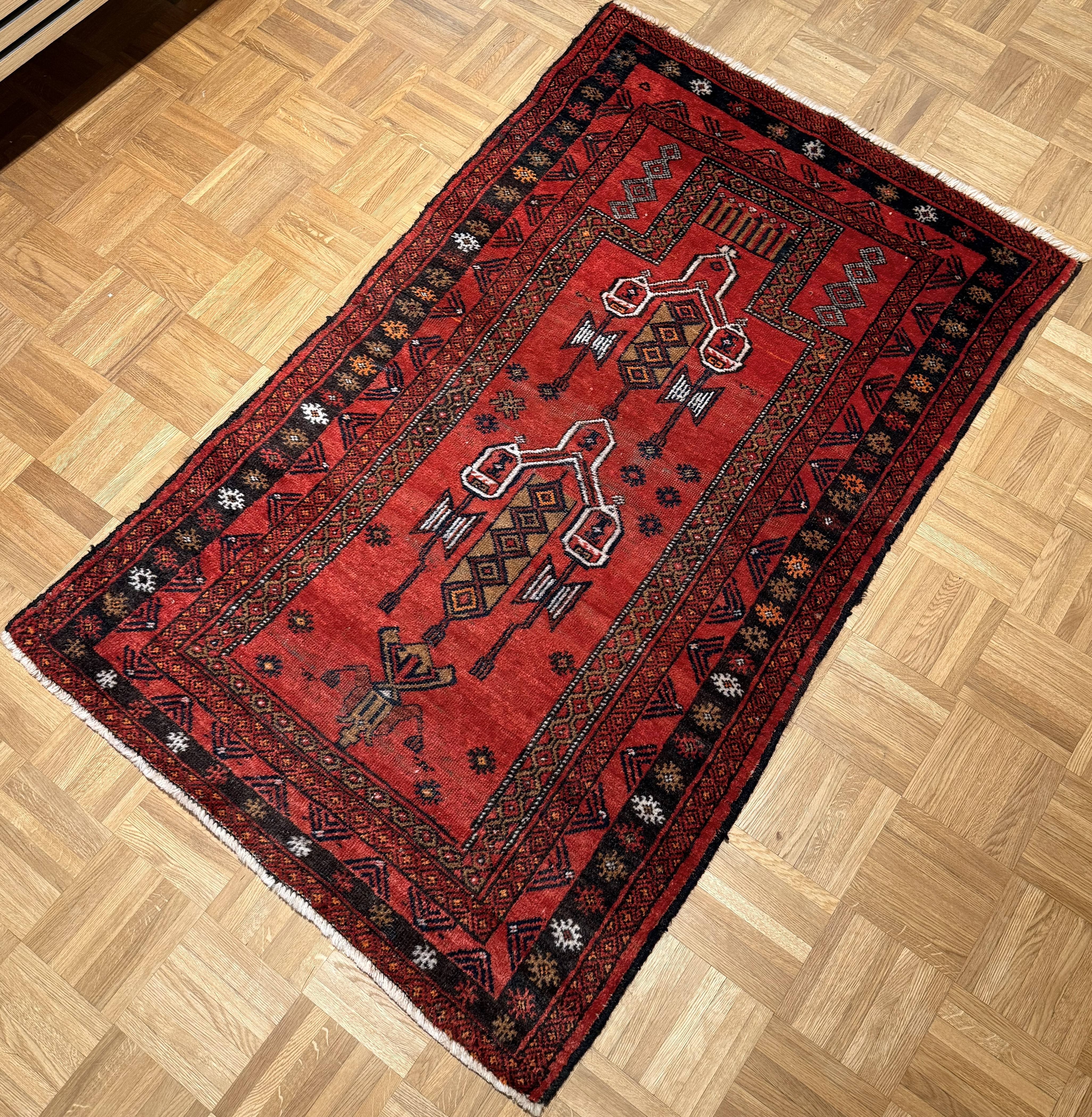 Afghanischer Gebetsteppich 150 x 92