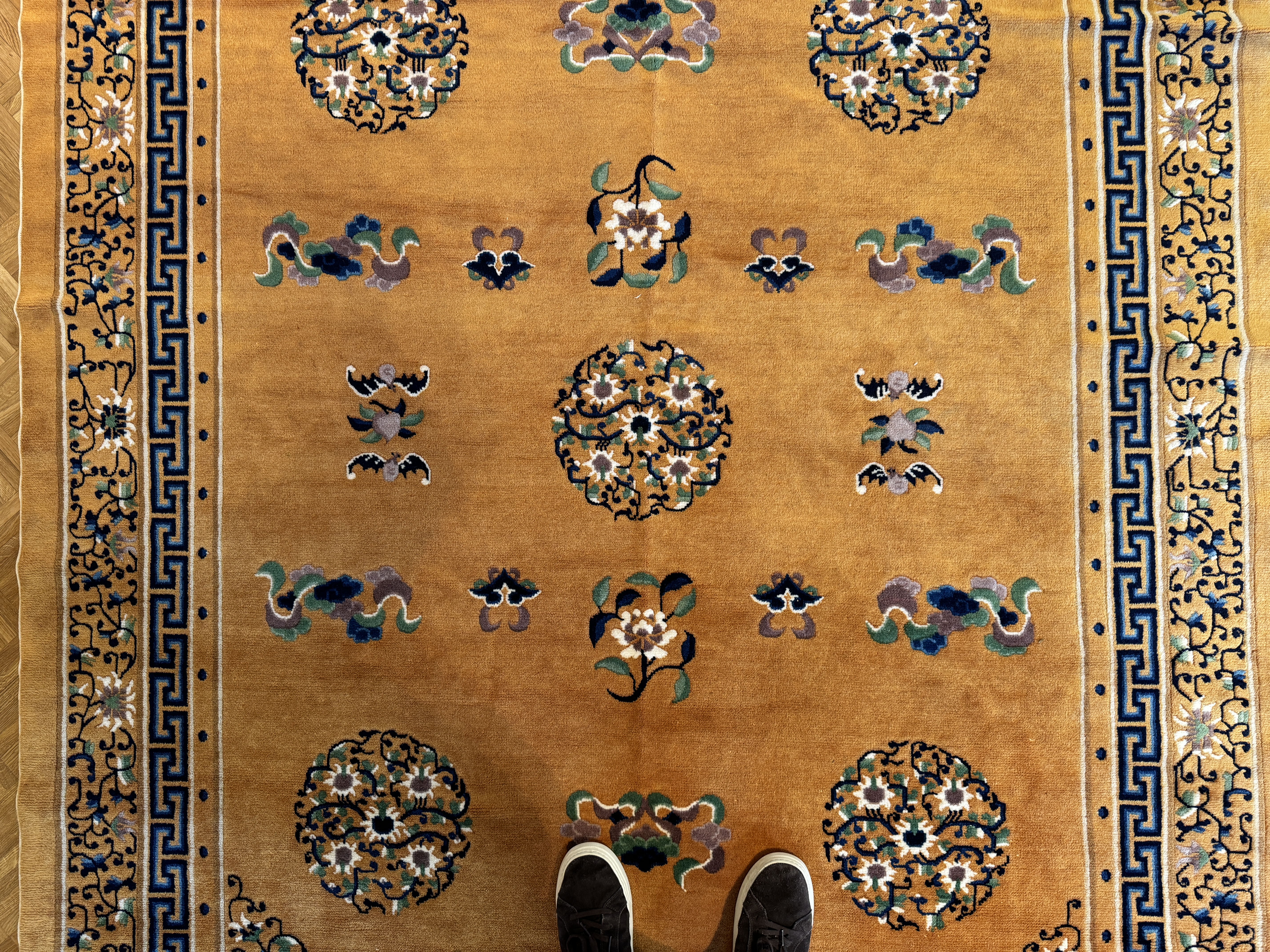 China NingXia Peking *antik Anfang 20. Jhd. 280x190cm