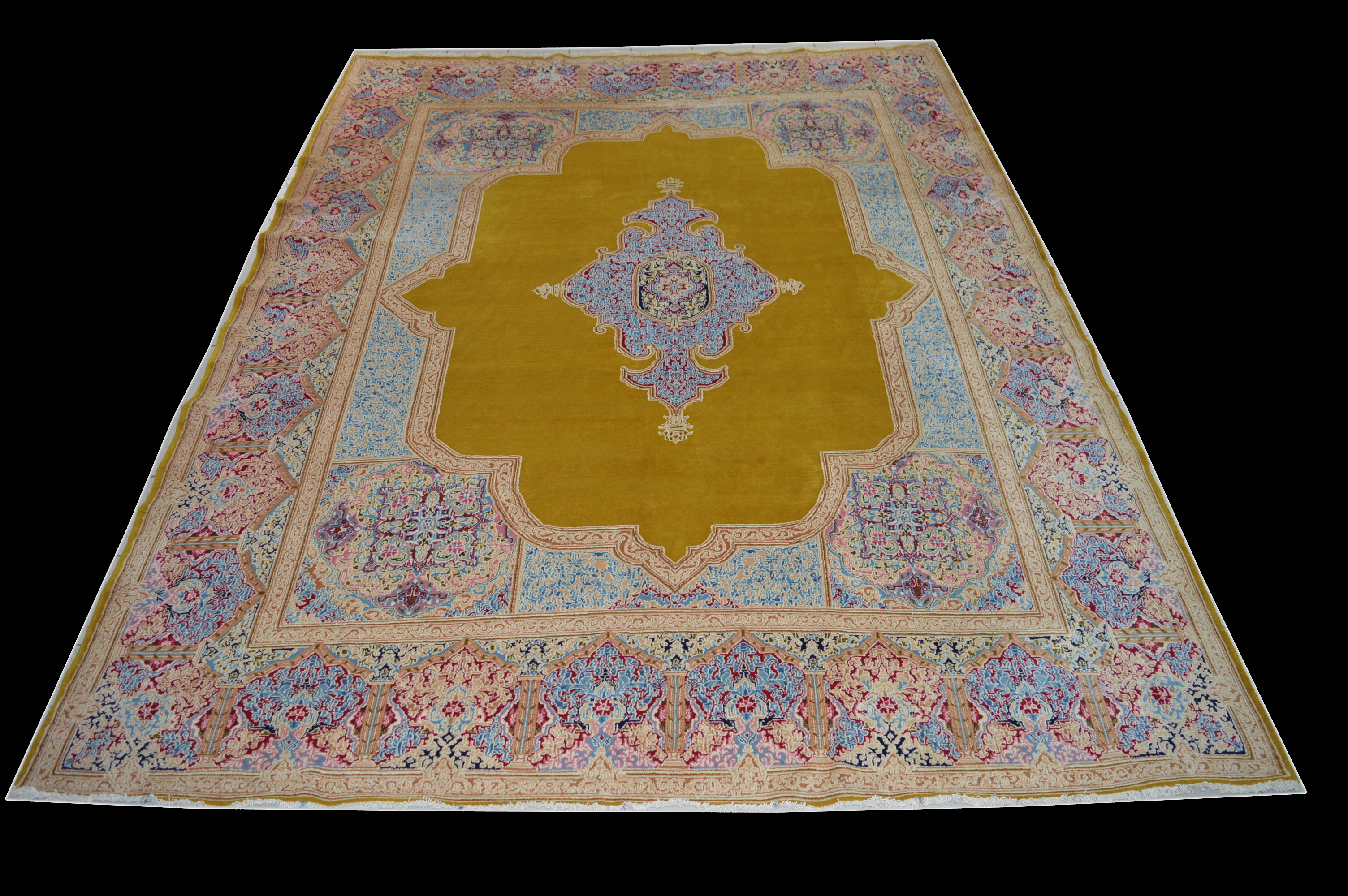 Kerman 403x303 Kirman Medaillon Sarug Sarough Rug Carpet Perser Orientteppich
