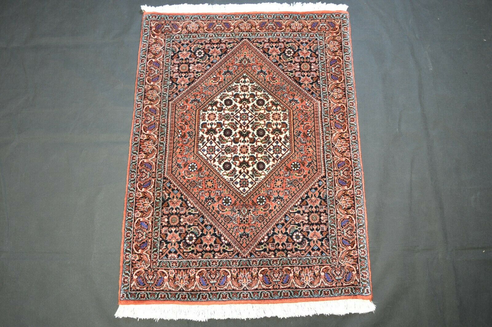 Neu! Bijar 101x75 Bidjar Herati Mahi Rug Carpet Tapis Orientteppich Perser