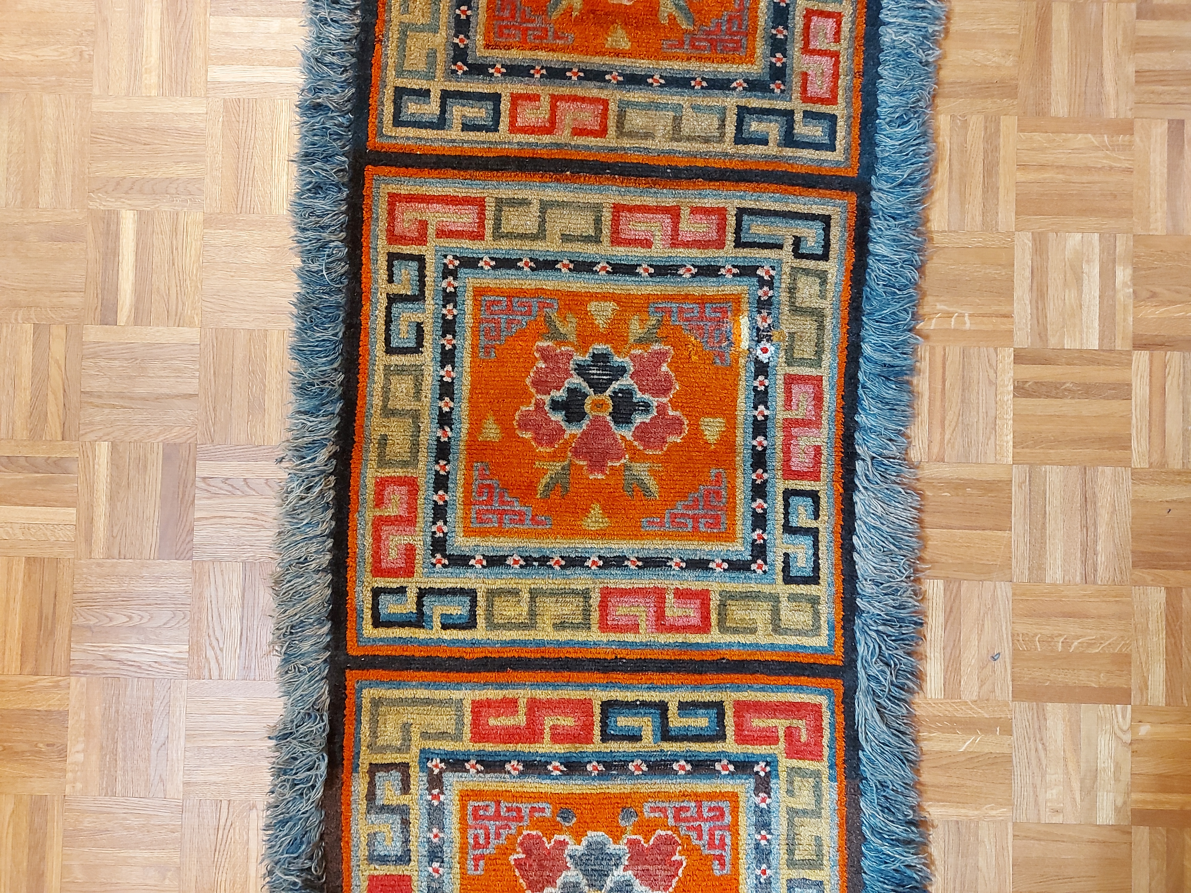 Tibet Khaden *antik* Ende 19. Jhd. 143x83cm Tibet Khaden *antik* Ende 19. Jhd. 143x83cm