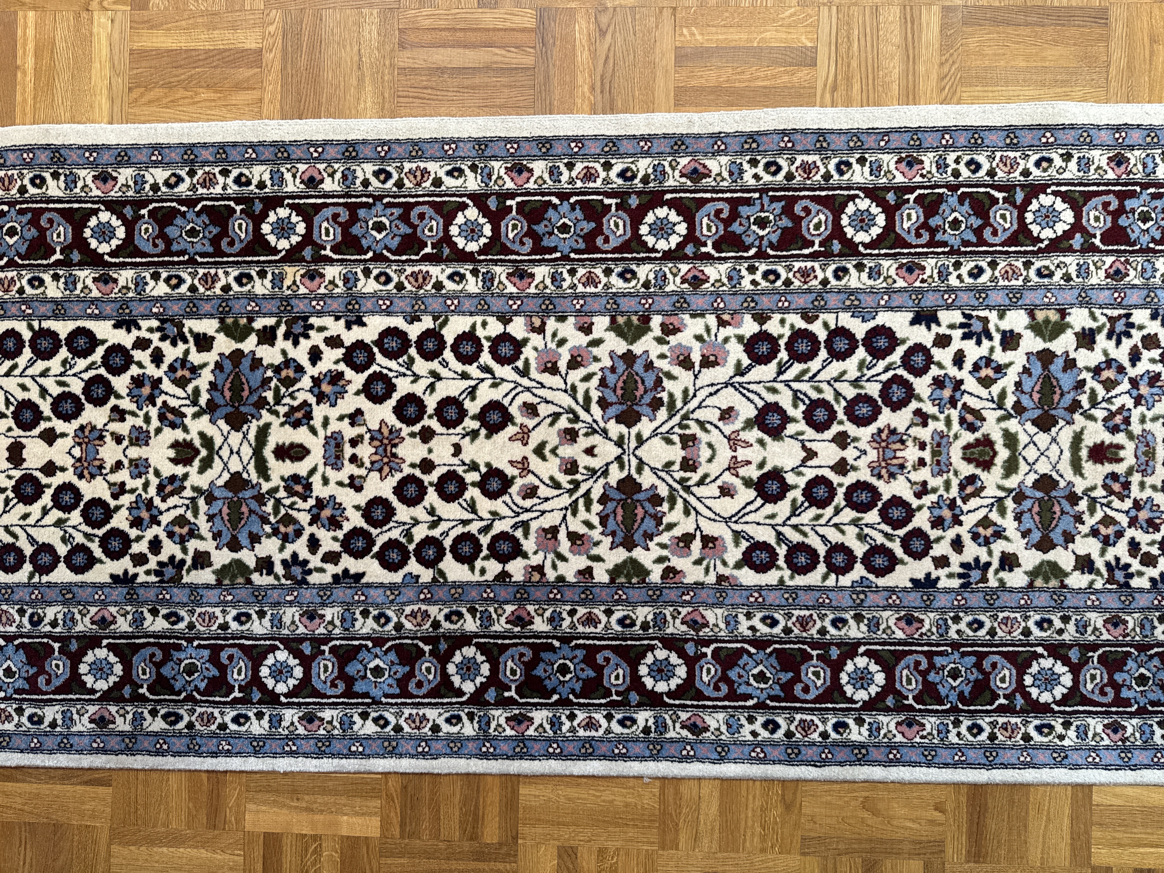 Hereke 580 x 75 Wollteppich türkischer Orientteppich Perserteppich Signiert