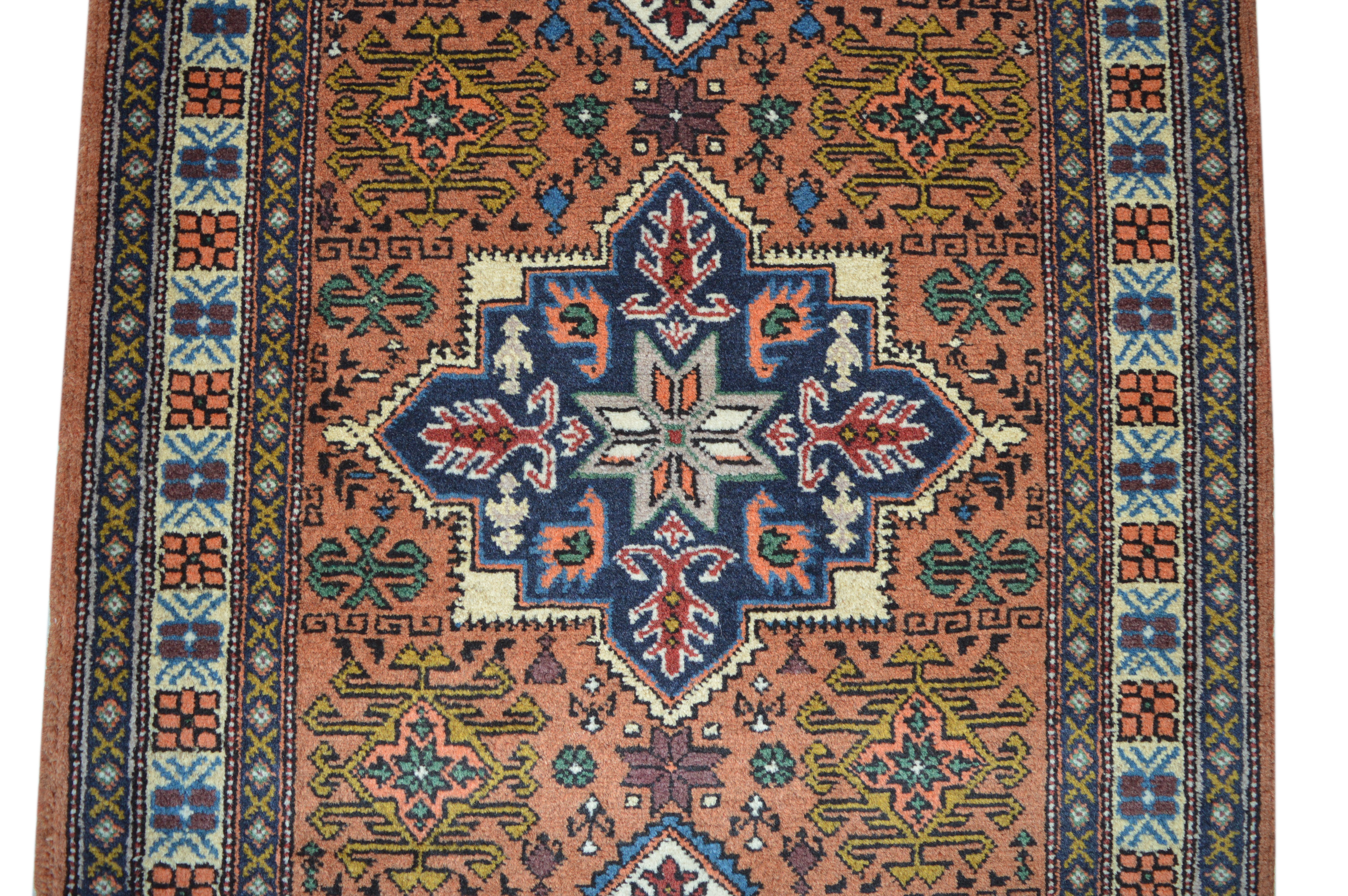 NEU! Ardebil 291x75 Ardabil Meshkin Rug Carpet Kazak Shiraz Perser Orientteppich