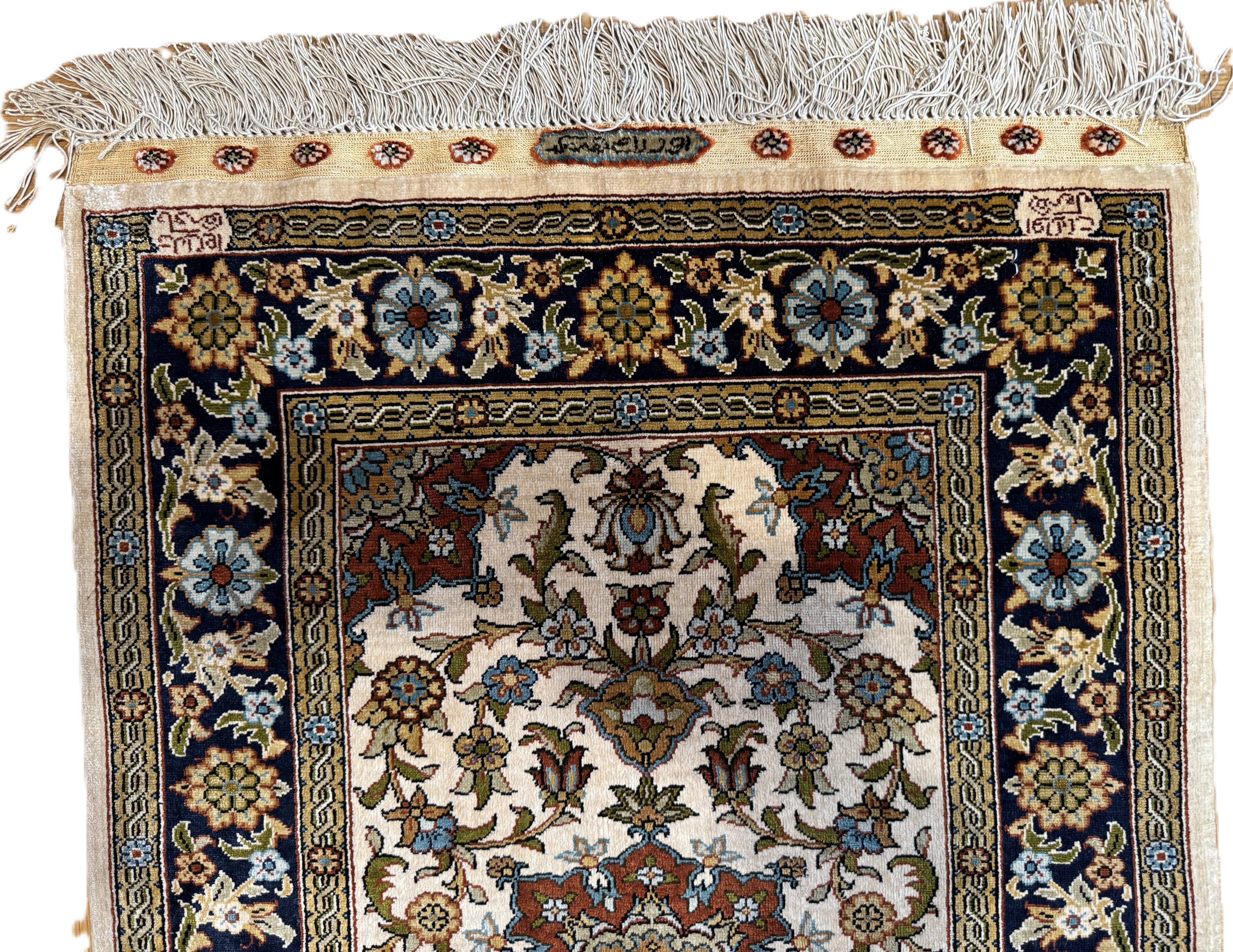 Hereke *signiert* Seide 83 x 53