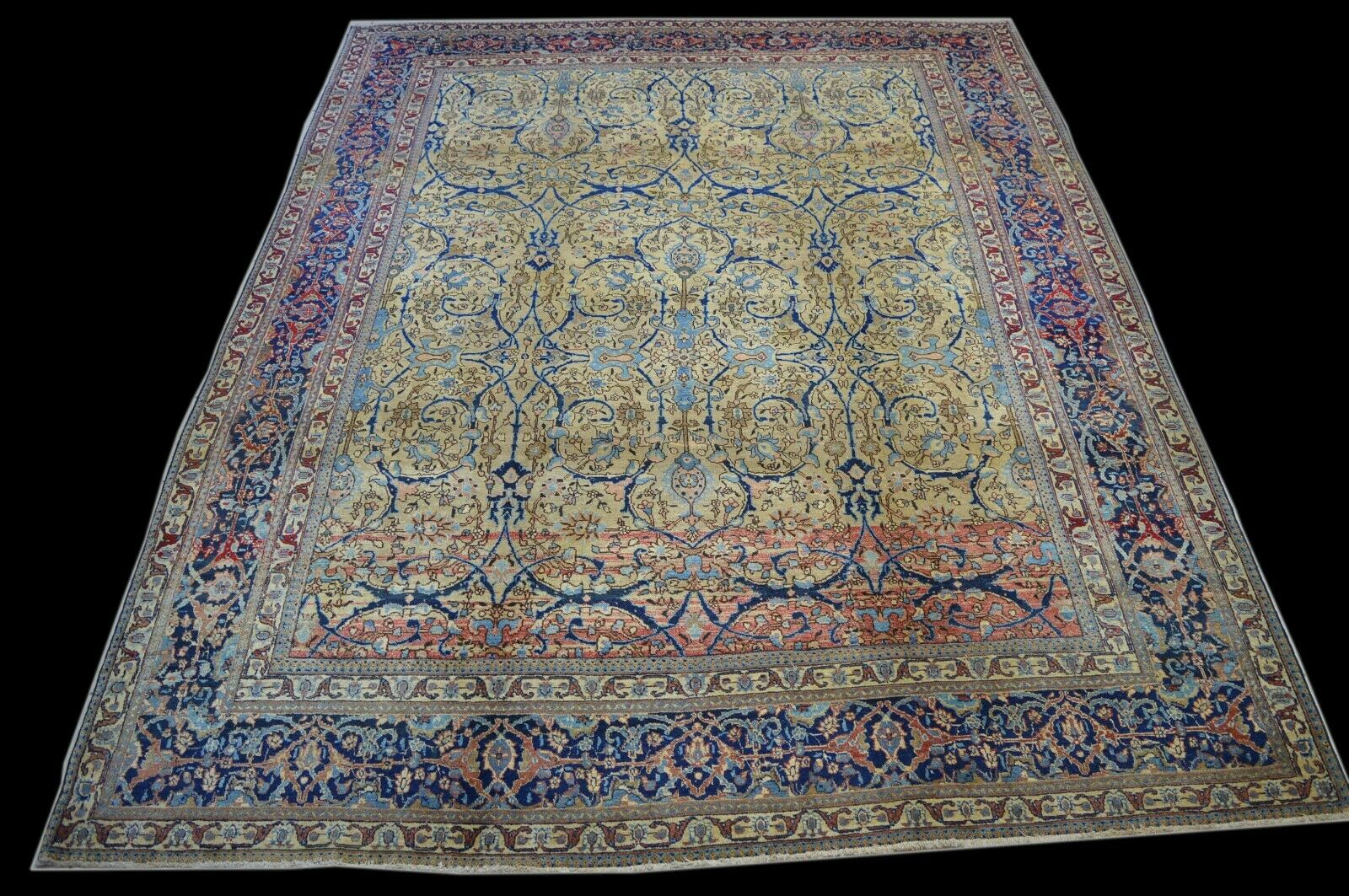 Antik! Khoy 365x284 Täbriz Täbris Tabriz Carpet Rug Tapis Perser Orientteppich 