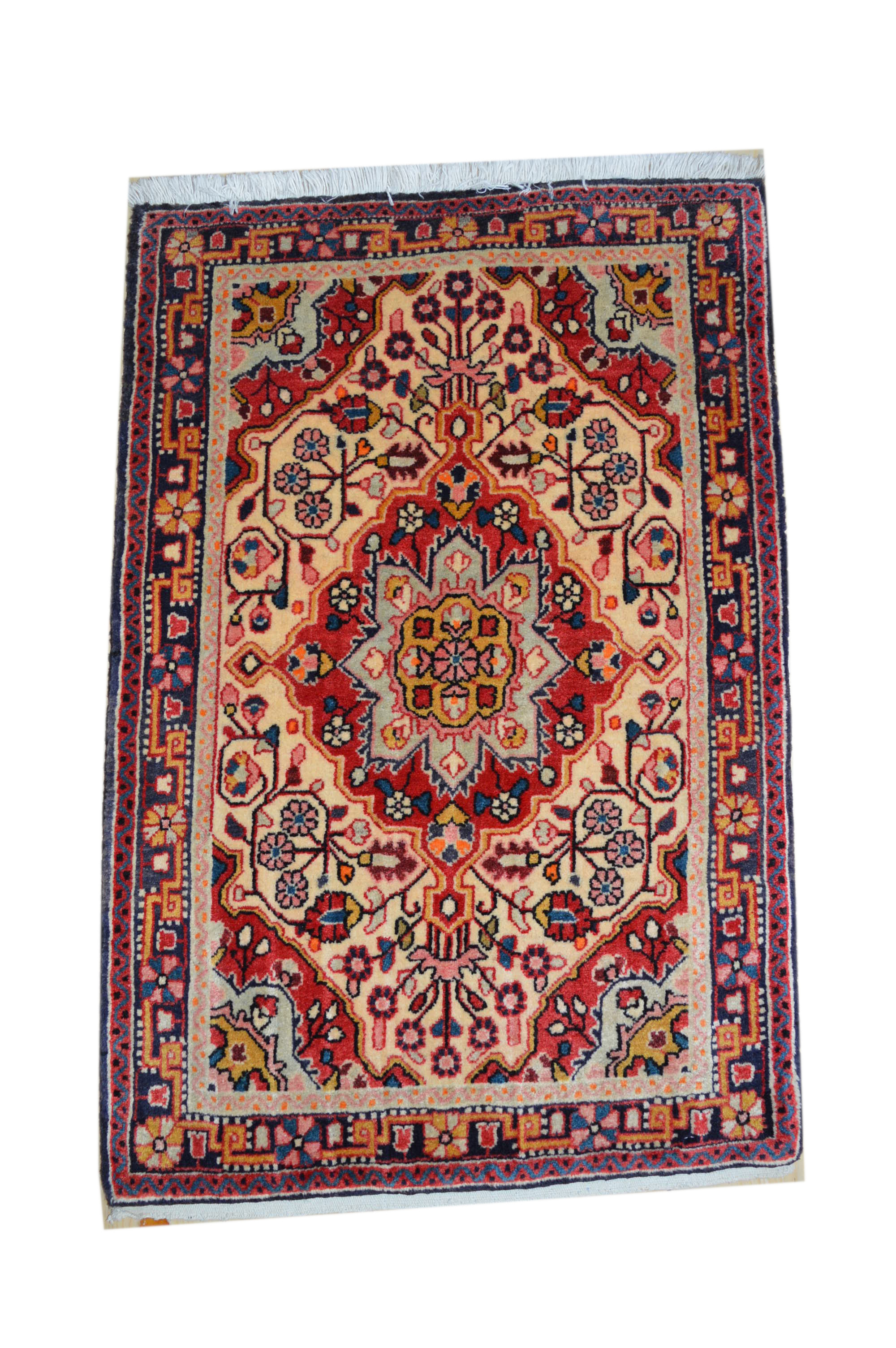NEU Djosan 87x65 Keshan Kashan Rug Carpet Sarough Medallion Perser Orientteppich