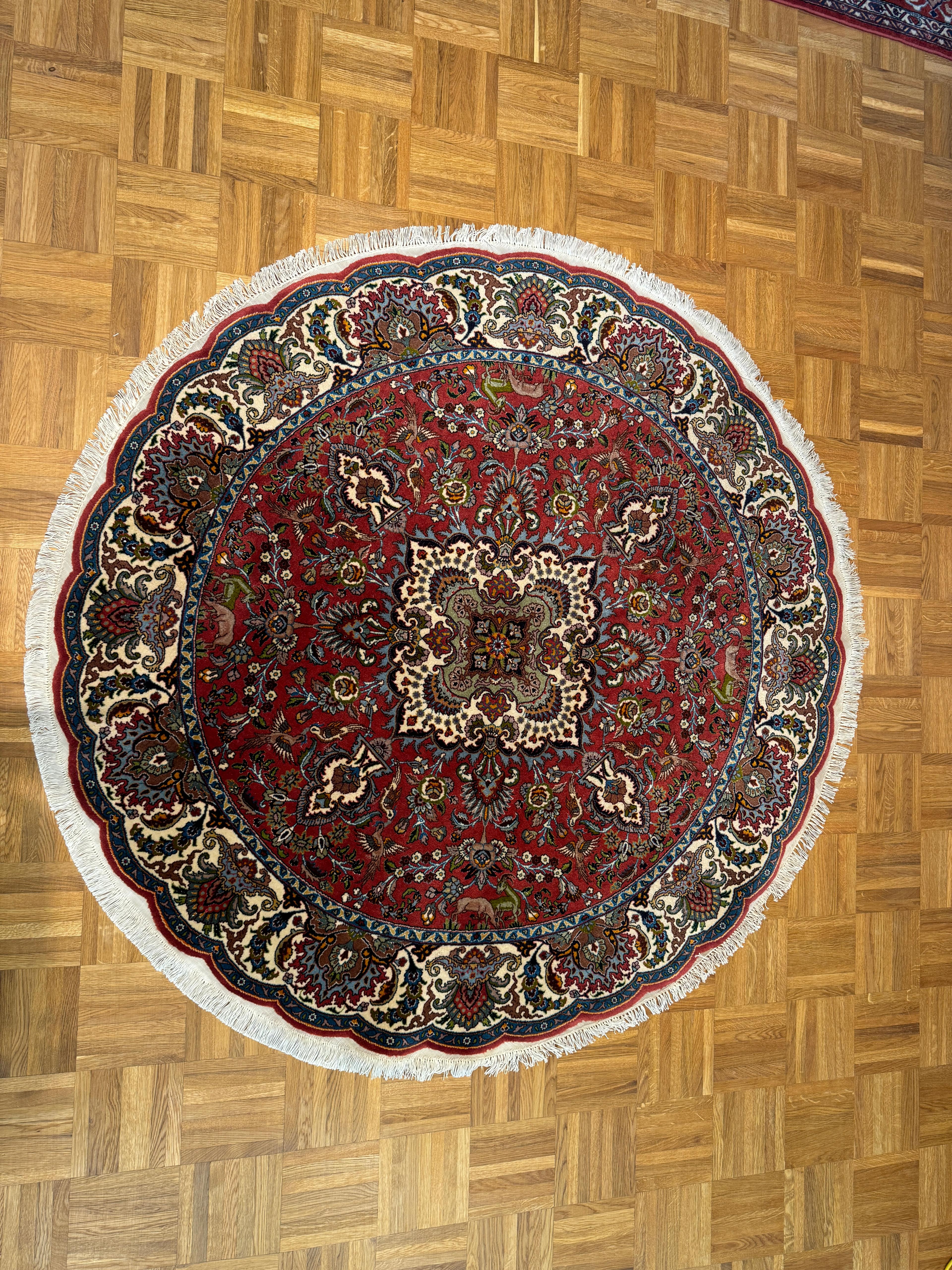 Tebris *mit Seide* 150 x 150cm