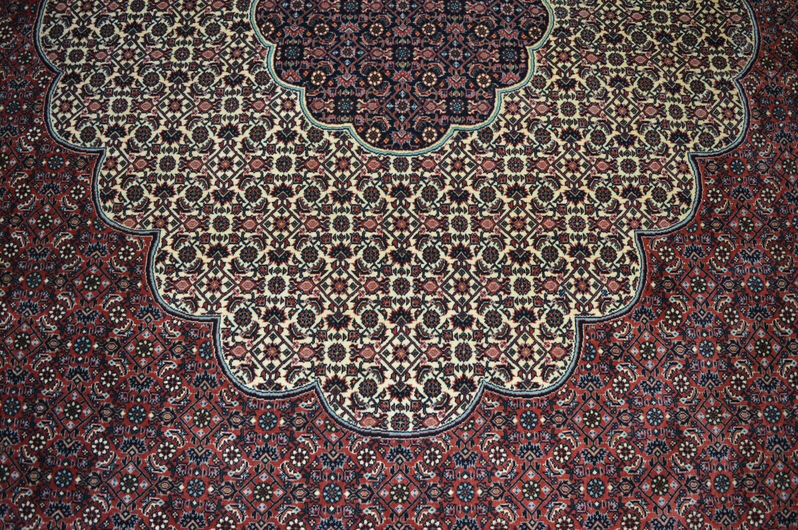 Neu! Bidjar 303x301 Bijar Herati Mahi Rug Carpet Tapis Perser Orientteppich 