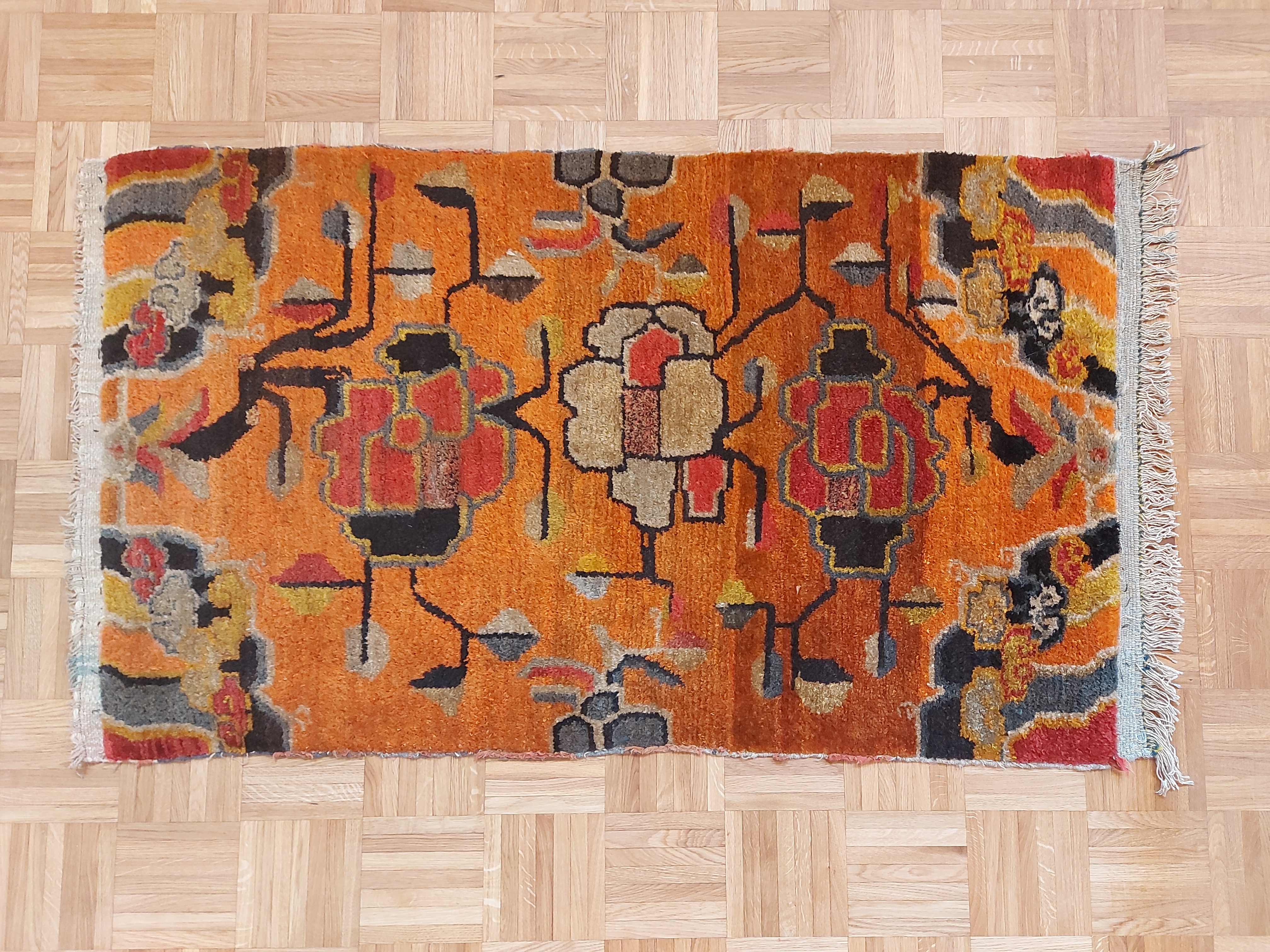 Tibet Khaden *antik* Ende 19. Jhd. 143x83cm Tibet Khaden *antik* Ende 19. Jhd. 143x83cm