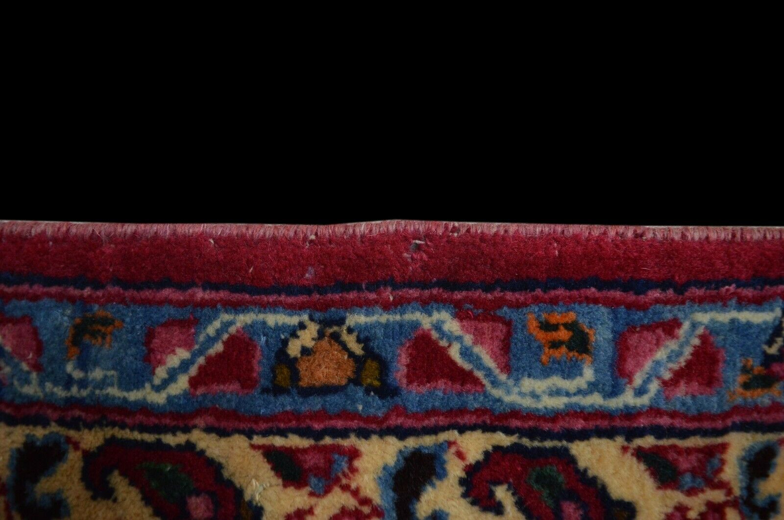*signiert* Meshad 294x250 Mashad Keshan Kashan Rug Carpet Orientteppich Perser