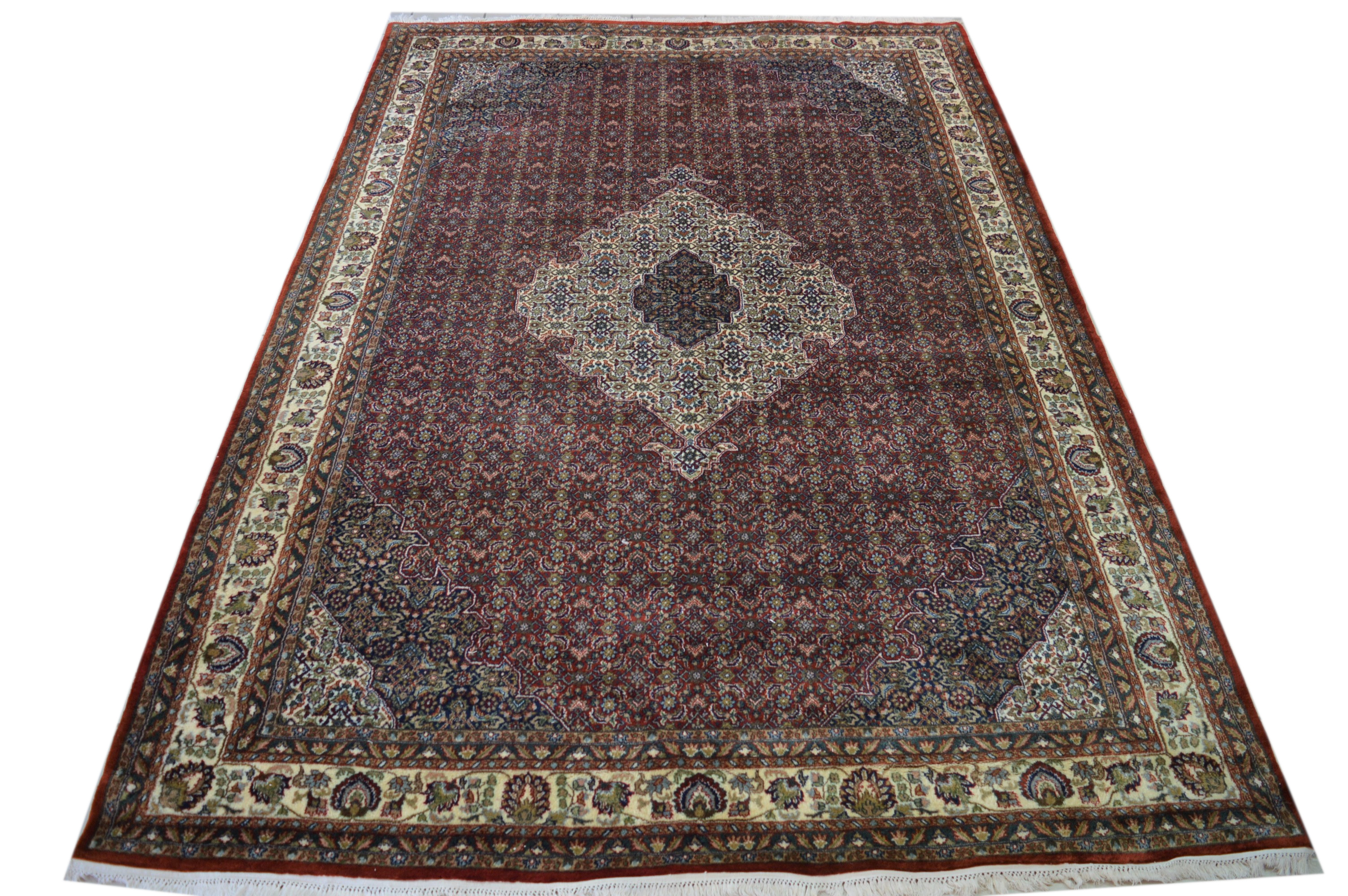 Bidjar 355x245 Bijar Rug Carpet Tapis Tappeto Herati Mahi Perser Orientteppich
