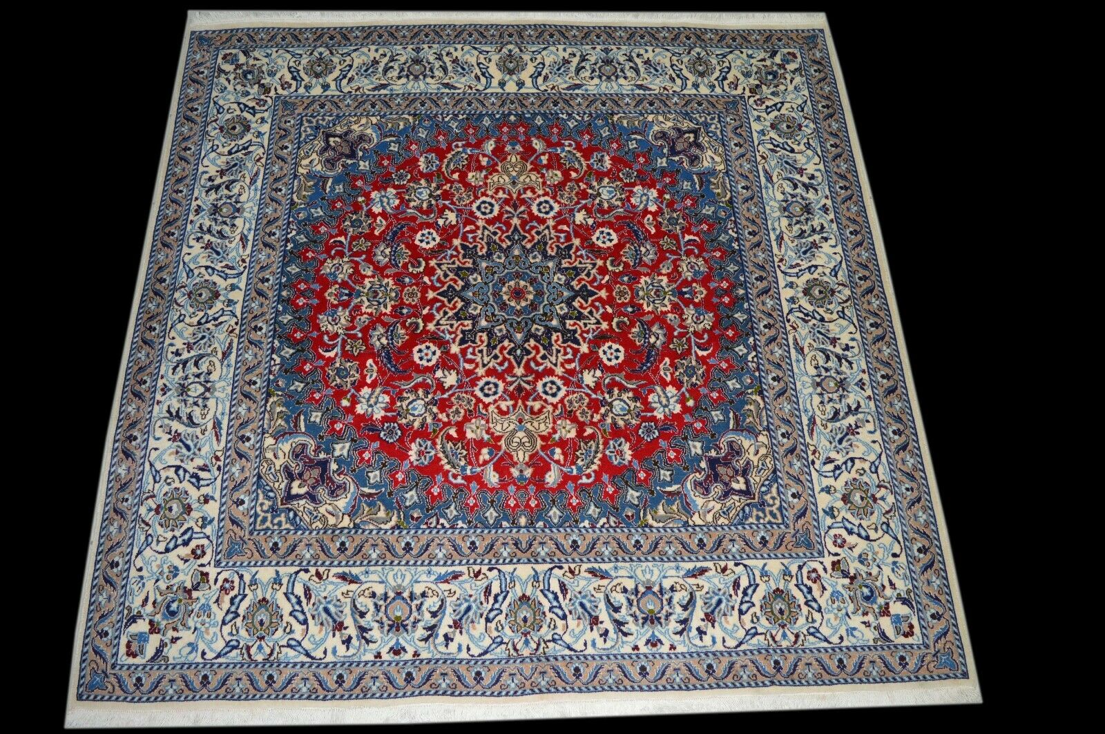 Neu! Naeen NAIN 200x200 Rug Carpet Tapis Tappeto Perser Orientteppich IRAN
