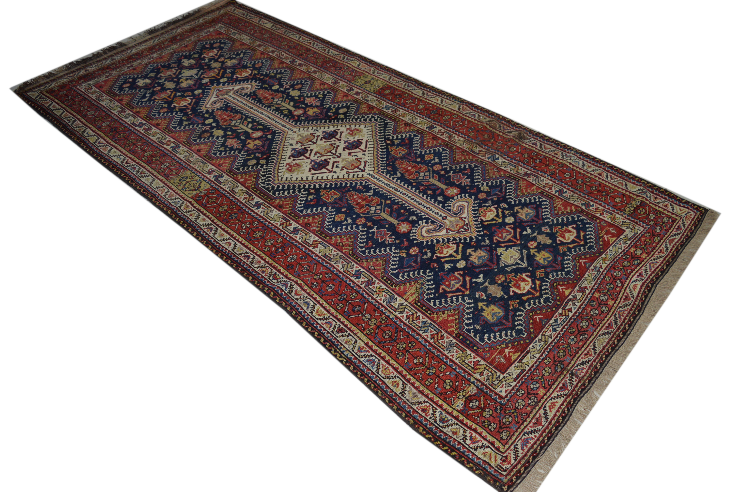 Antik! Ghashgai 308x150 Gaschgai Schiraz Shiraz Nomadenteppich Rug Orientteppich Perser