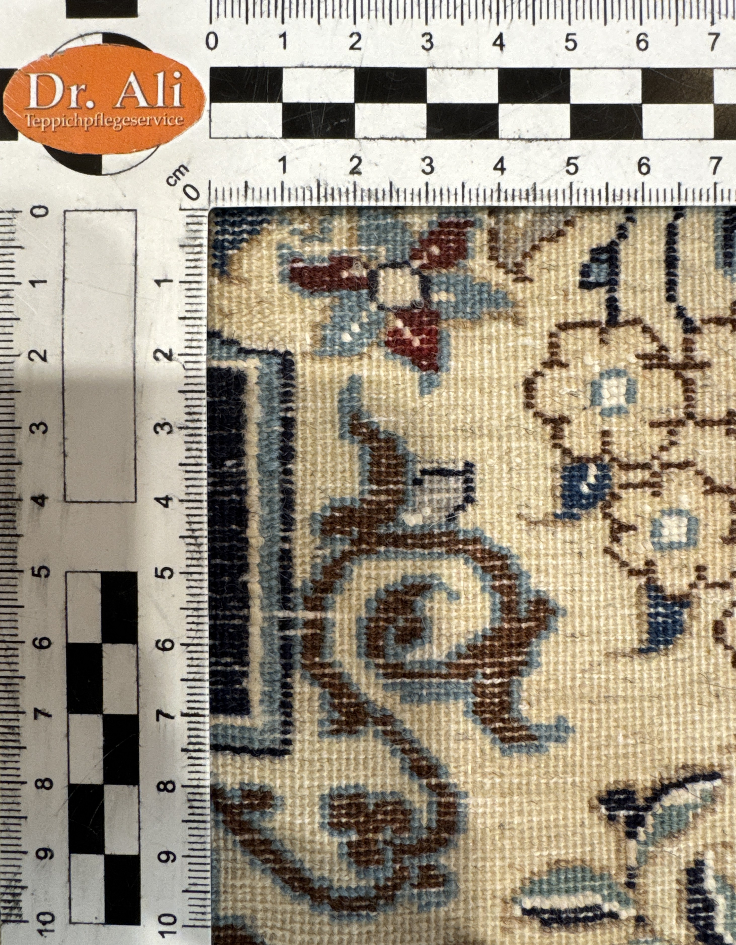 Nain *mit Seide 135 x 97cm