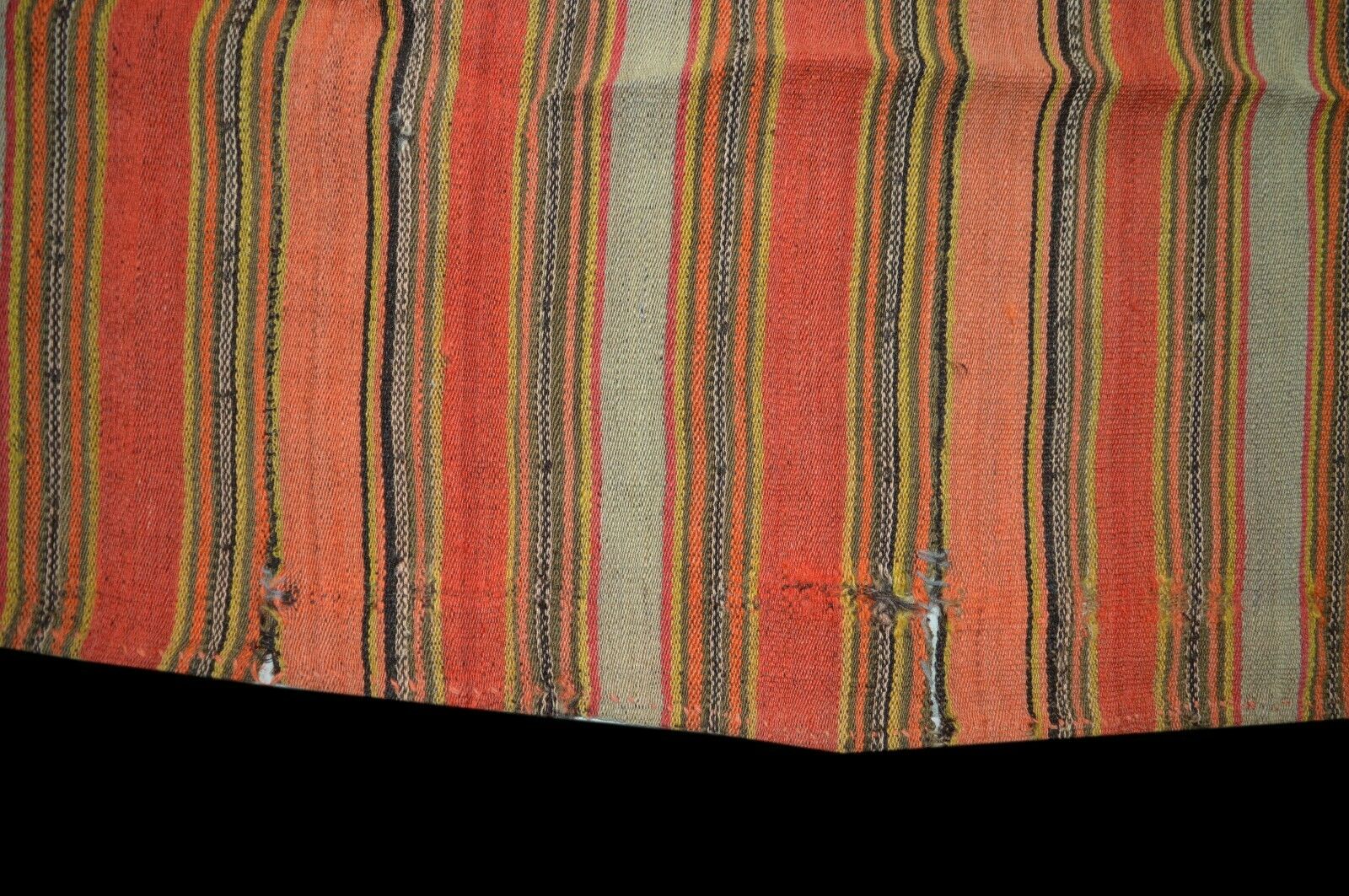 Antik! Kaukasus 236x165 Kelim Kilim Hochzeitsdecke Kazak Nomadenteppich Orient
