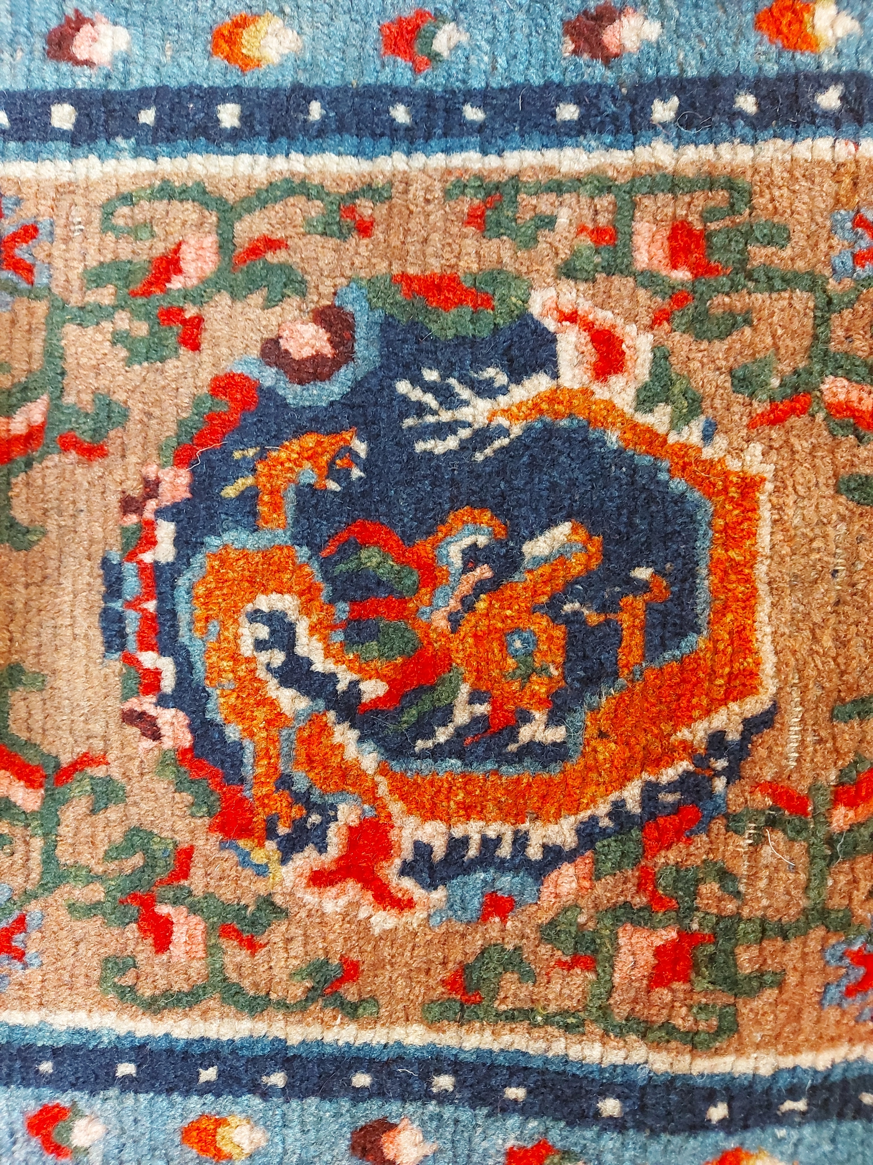 Tibet Khaden *antik* Ende 19. Jhd. 90x65cm Tibet Khaden *antik* Ende 19. Jhd. 90x65cm