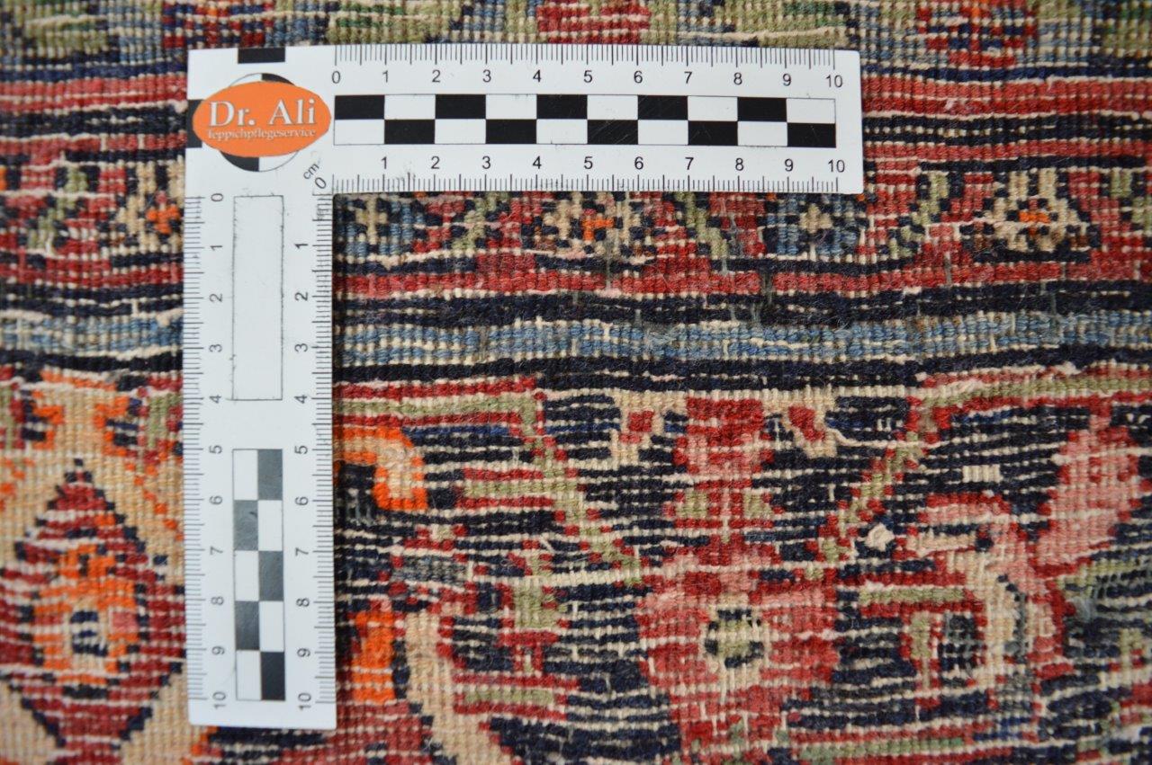 Antik! Bidjar 453x200 Bijar Herati Mahi Rug Carpet Orientteppich Perser