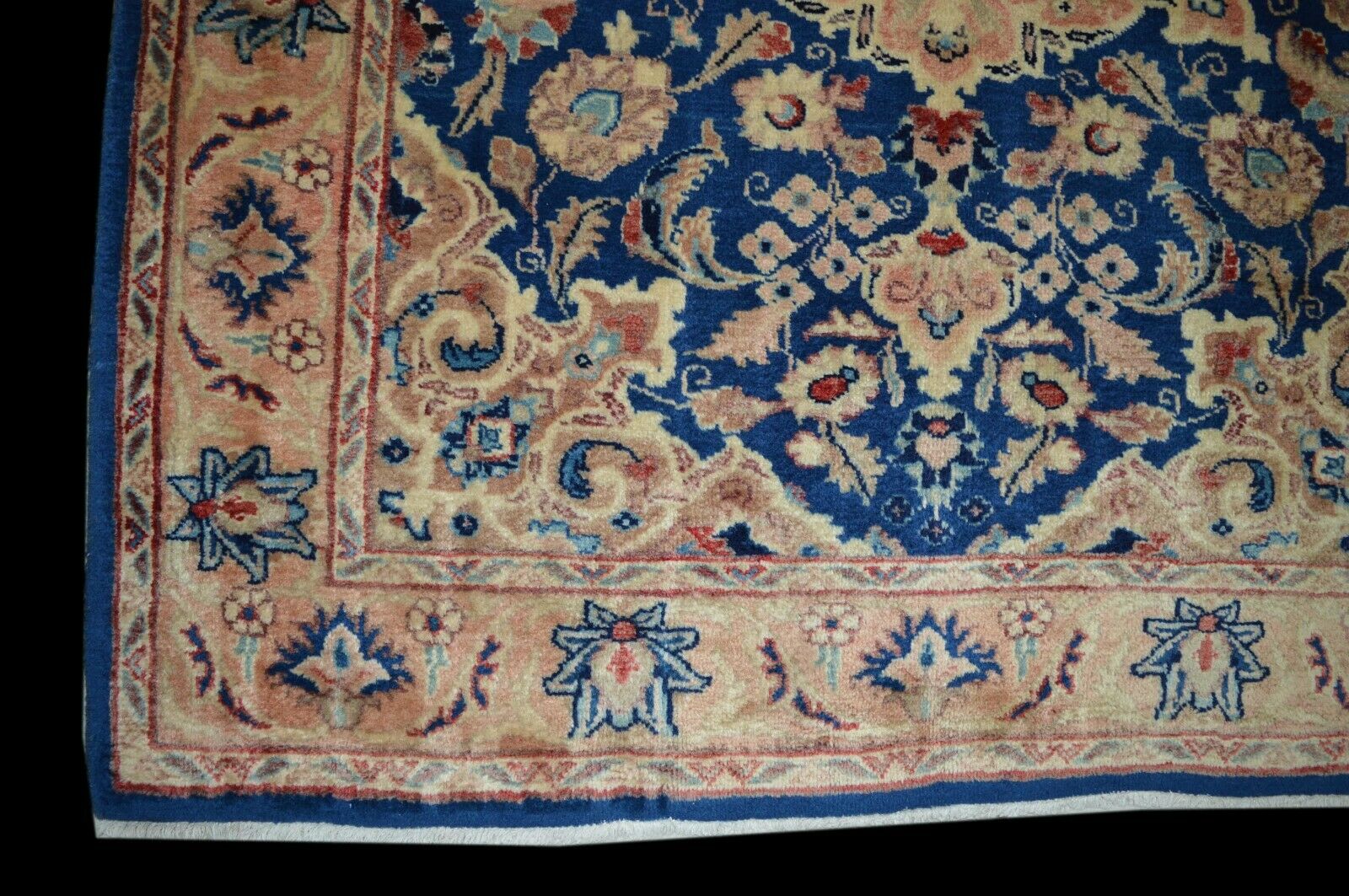 Antik! Isfahan 146x105 Esfahan Brücke Medaillon Carpet Rug Perser Orientteppich