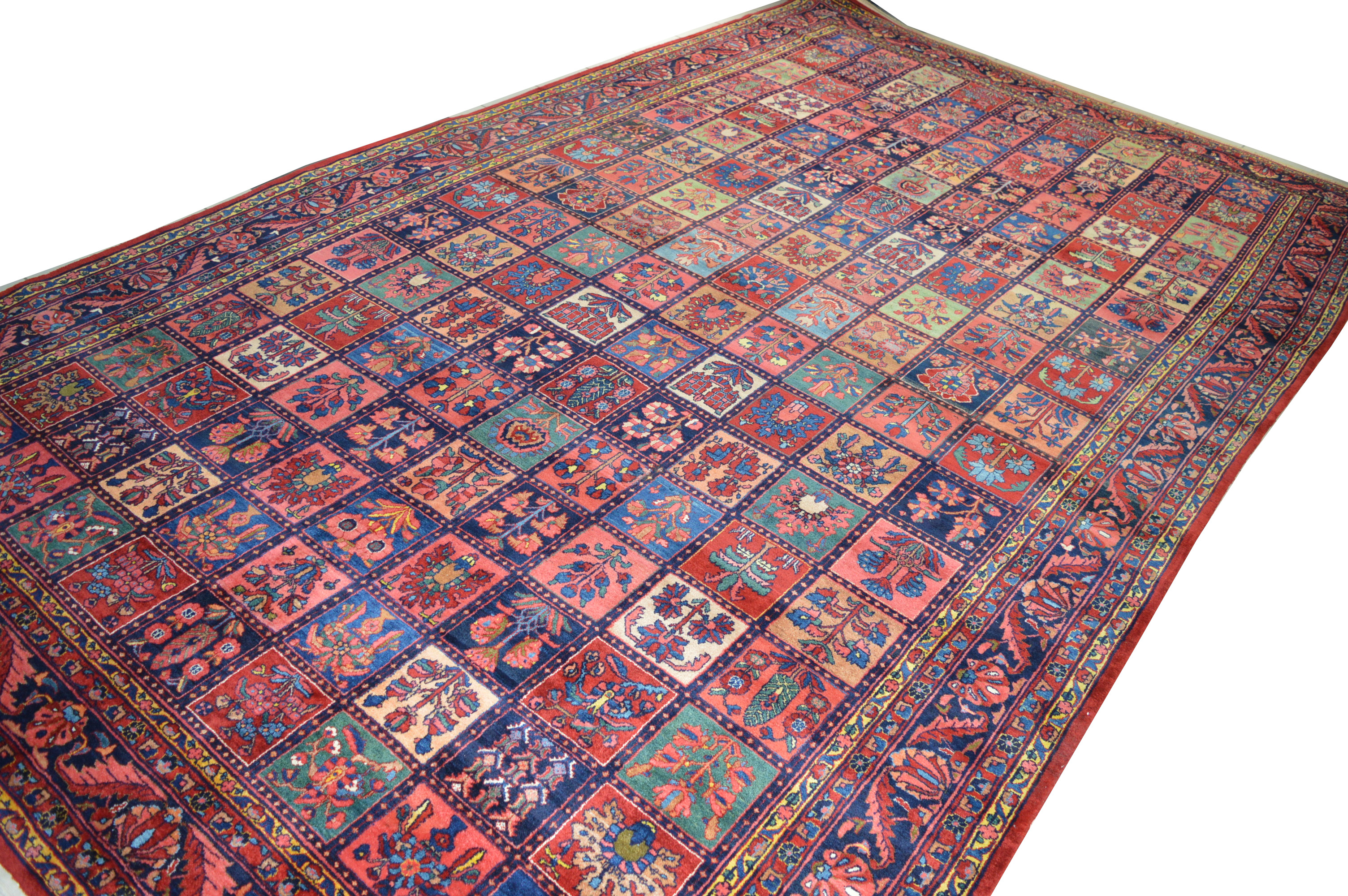 Antik! Bakhtiar 505x310 Gartenfelder Bachhtiar Rug Carpet Orienttepich Perser