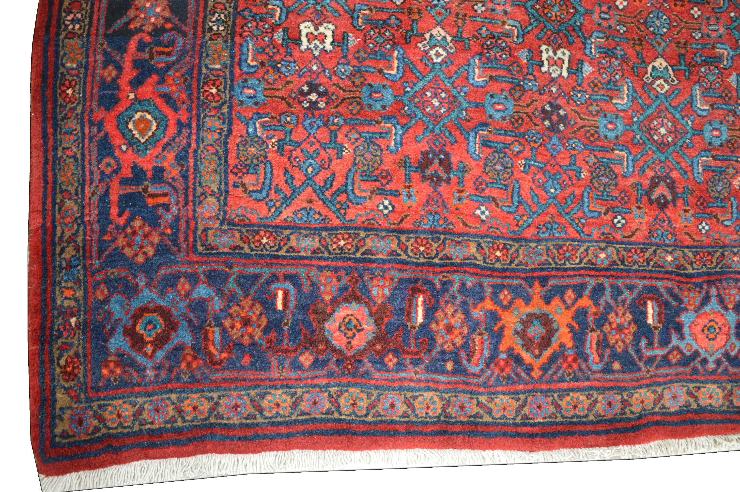 Antik! Bidjar 555x125 Läufer Galerie Bijar Herati Mahi Rug Orientteppich Perser