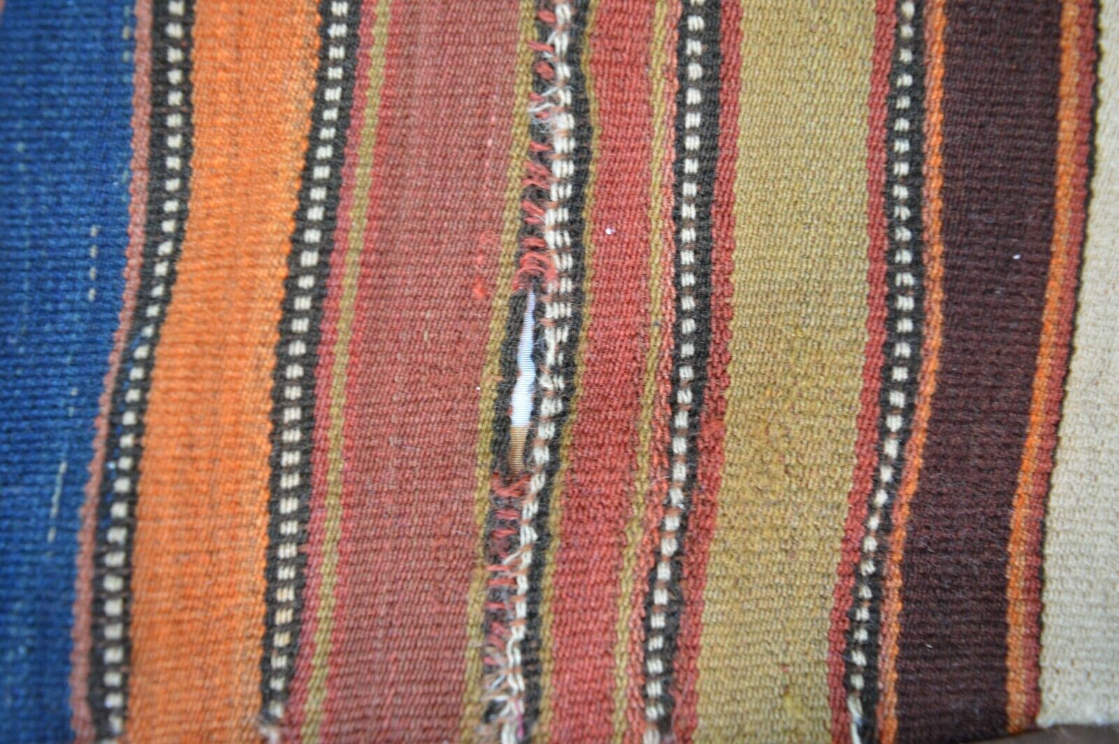 Antik! Kaukasus 217x180 Kelim Kilim Kazak Nomadenteppich Orient Carpet Tapis Rug