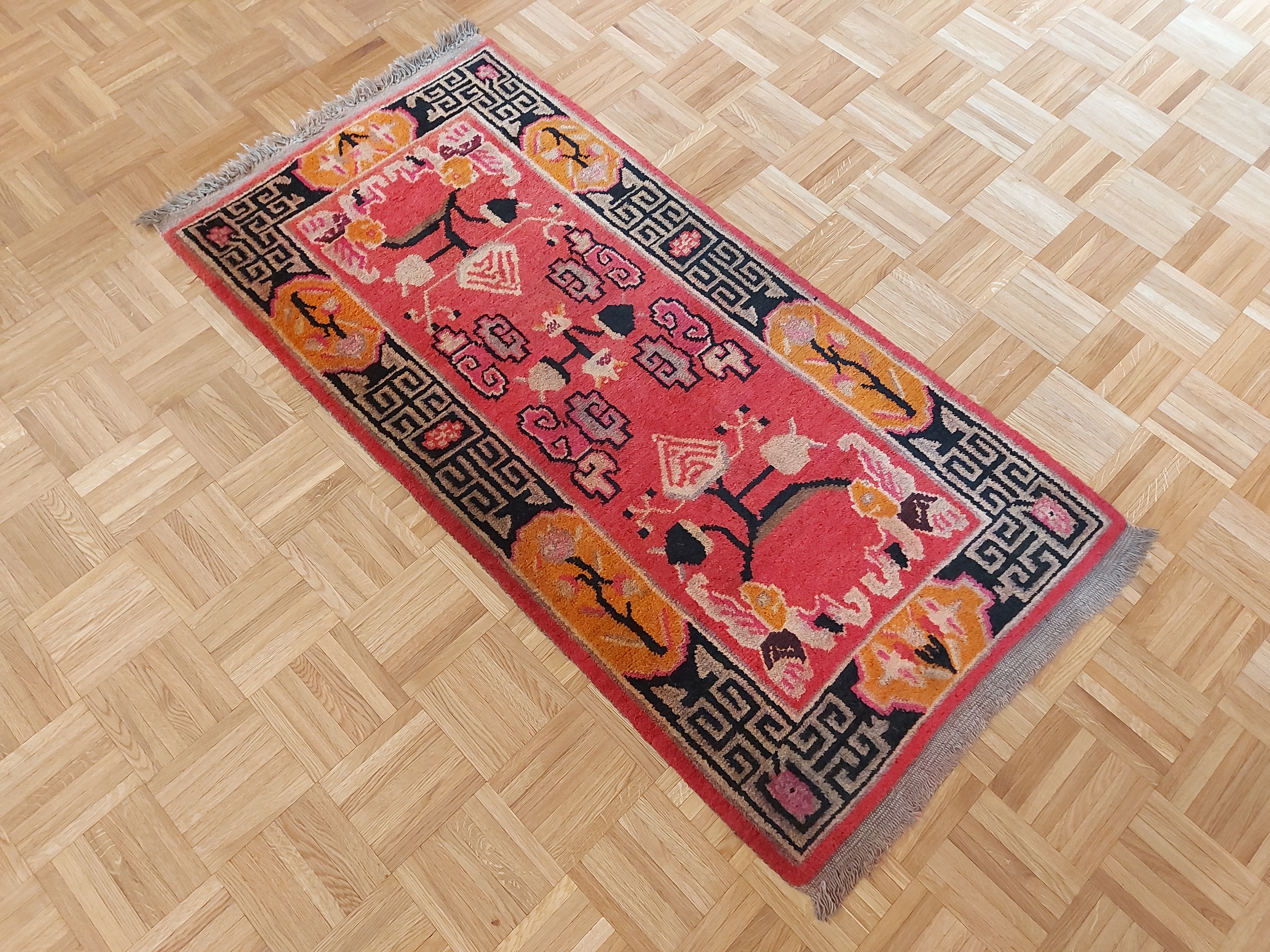 Tibet Khaden *antik* Ende 19. Jhd. 155x76cm Tibet Khaden *antik* Ende 19. Jhd. 155x76cm