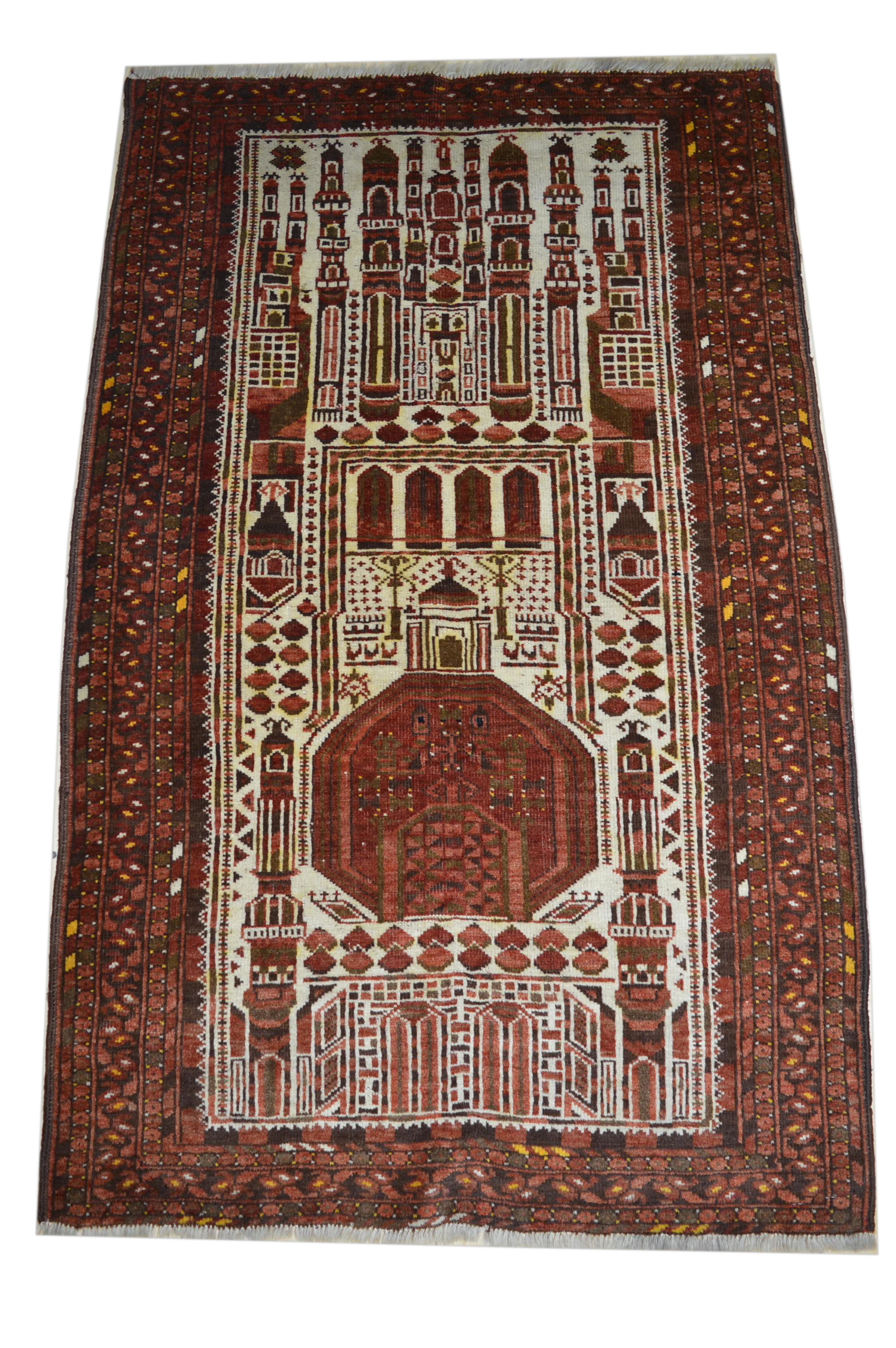 Antik! Turkmenistan 150x93 Rug Bukhara Buchara Belutsch Perser Orientteppich 