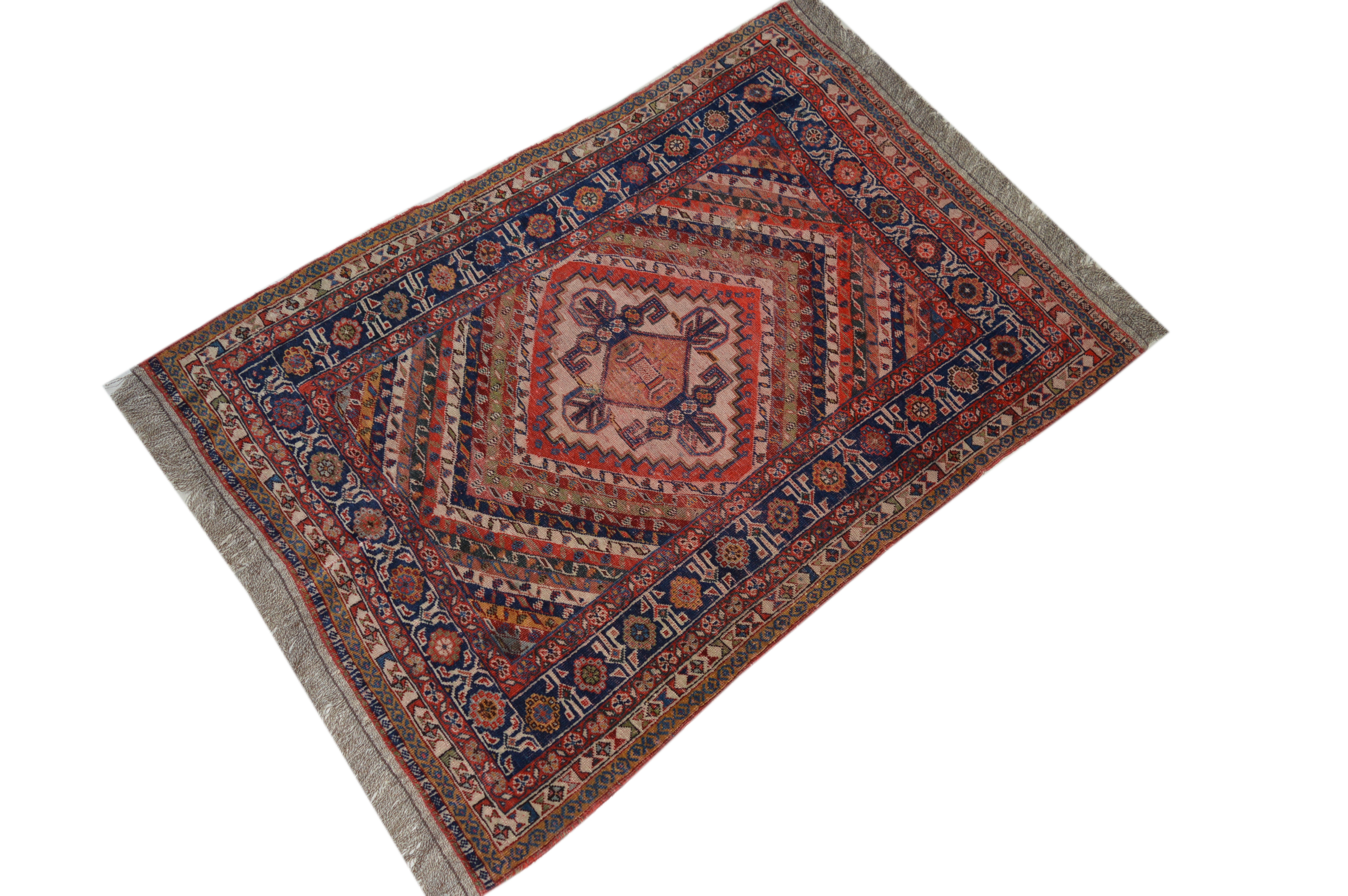 Antik! Ghashgai 117x85 Gaschgai Schiraz Shiraz Nomadenteppich Rug Orientteppich Perser