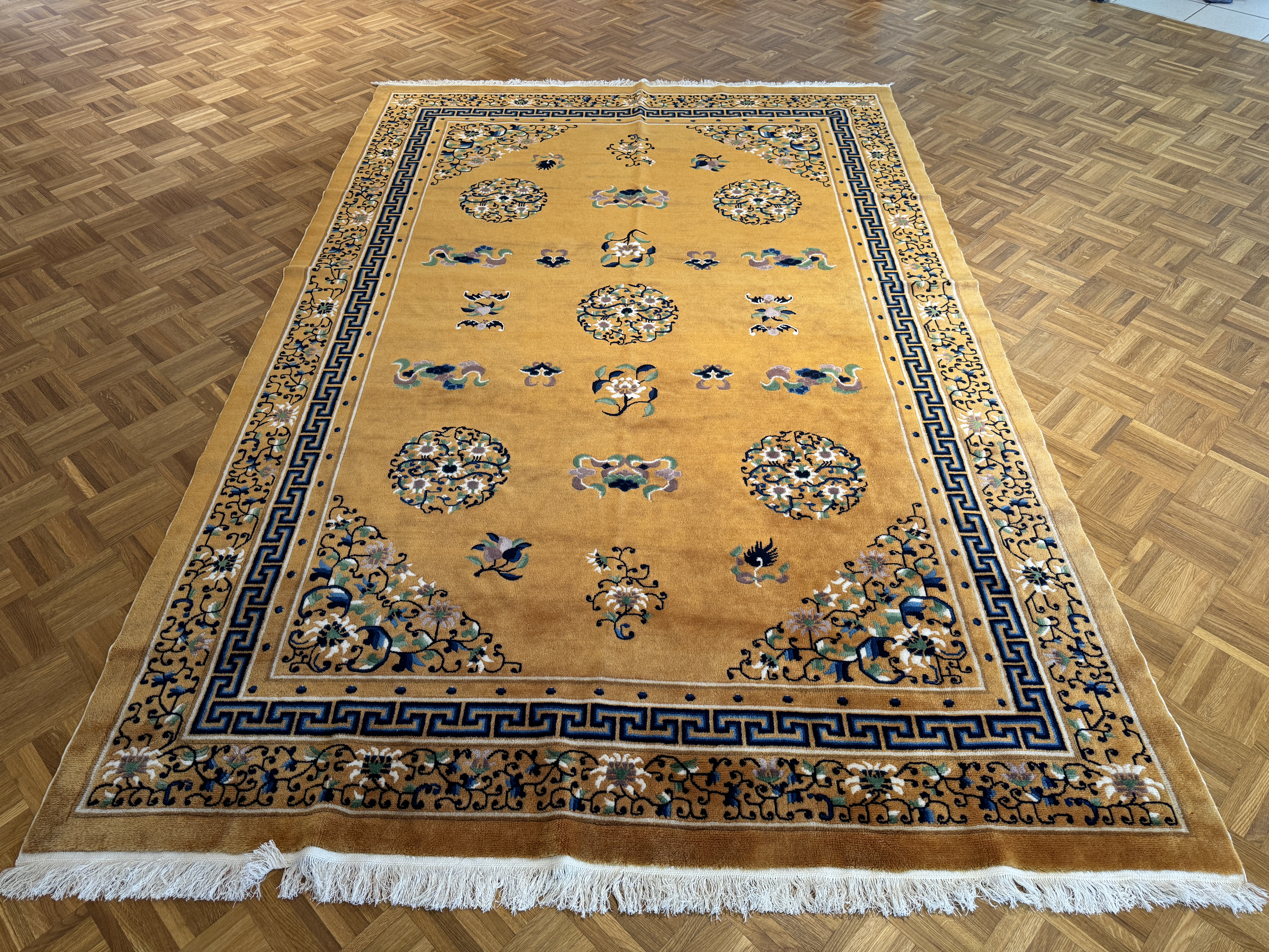 China NingXia Peking *antik Anfang 20. Jhd. 280x190cm