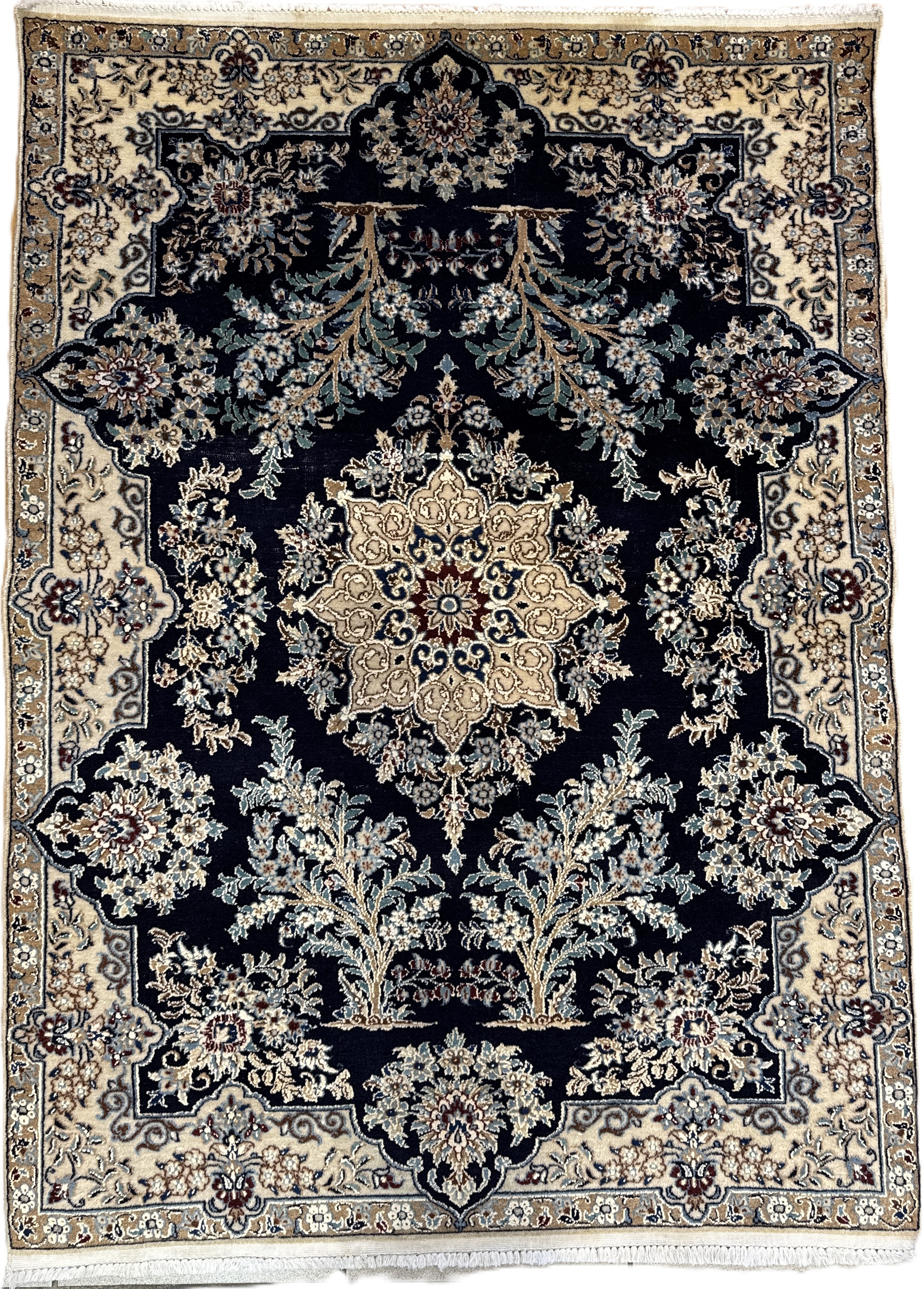 Nain *mit Seide 135 x 97cm