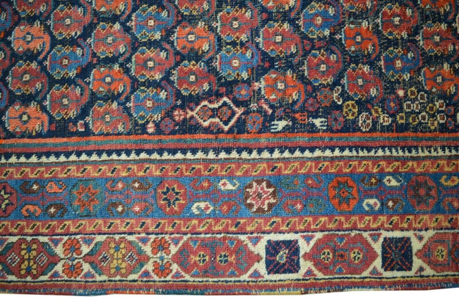 Antik! Um 1890 Gendje 256x146 Schirwan Kazak Läufer Galerie Perser Orientteppich
