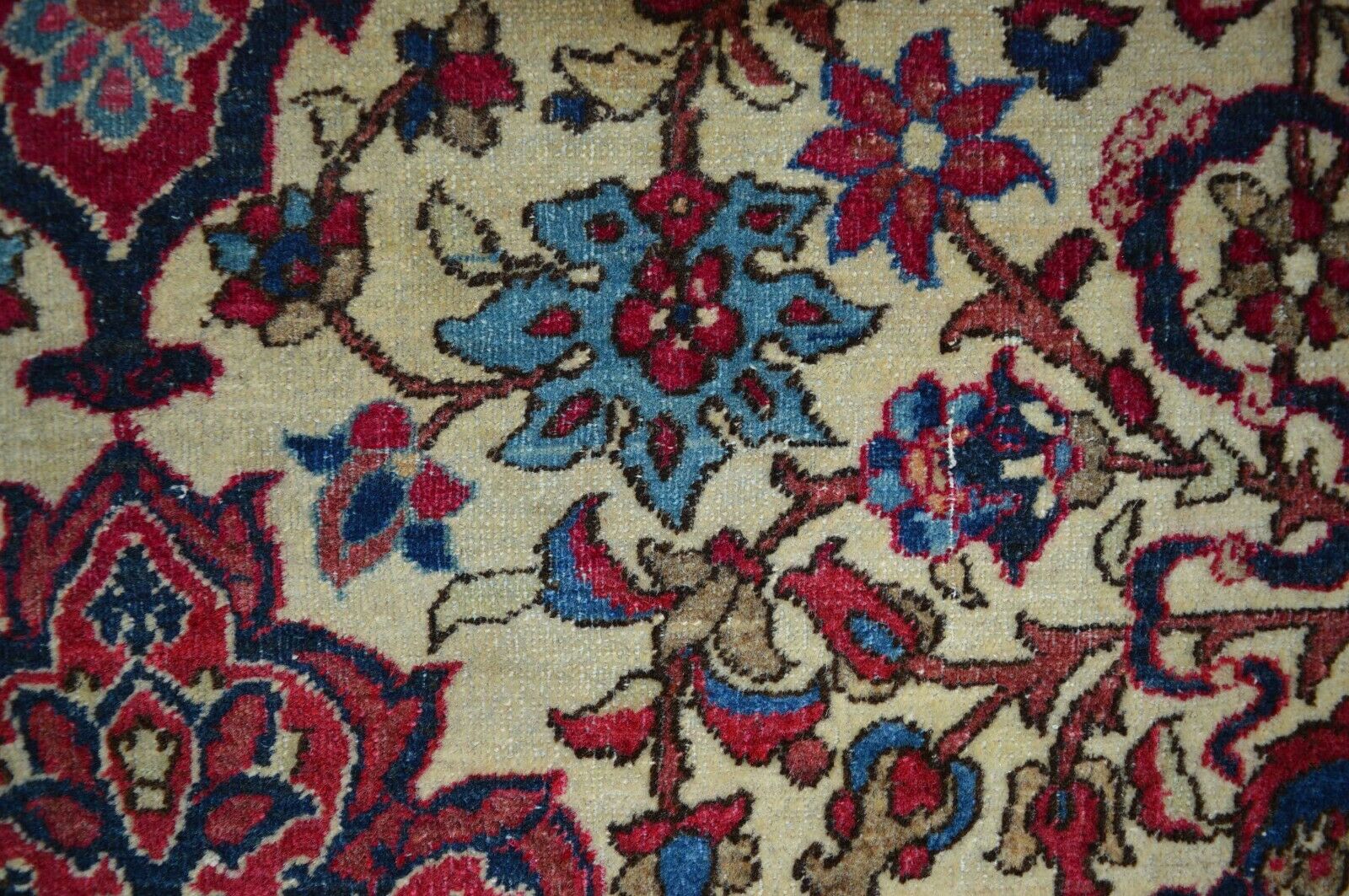 Antik! Isfahan 210x140 Esfahan Carpet Rug Antique Tapis Perser Orientteppich