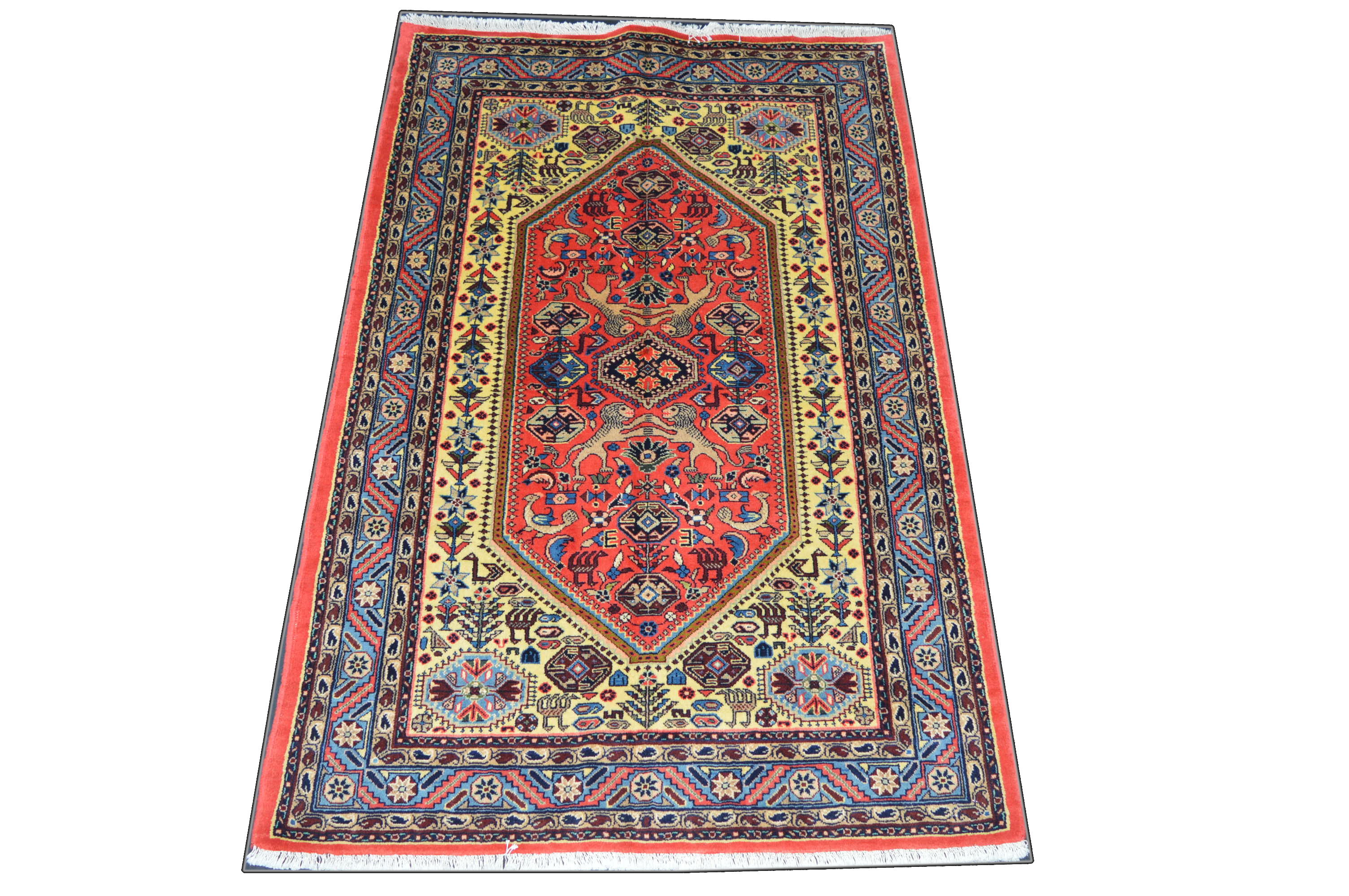 Neu! Abadeh Keibathlou 193x120 Shiraz Rug Carpet Tapis Perser Orientteppich 