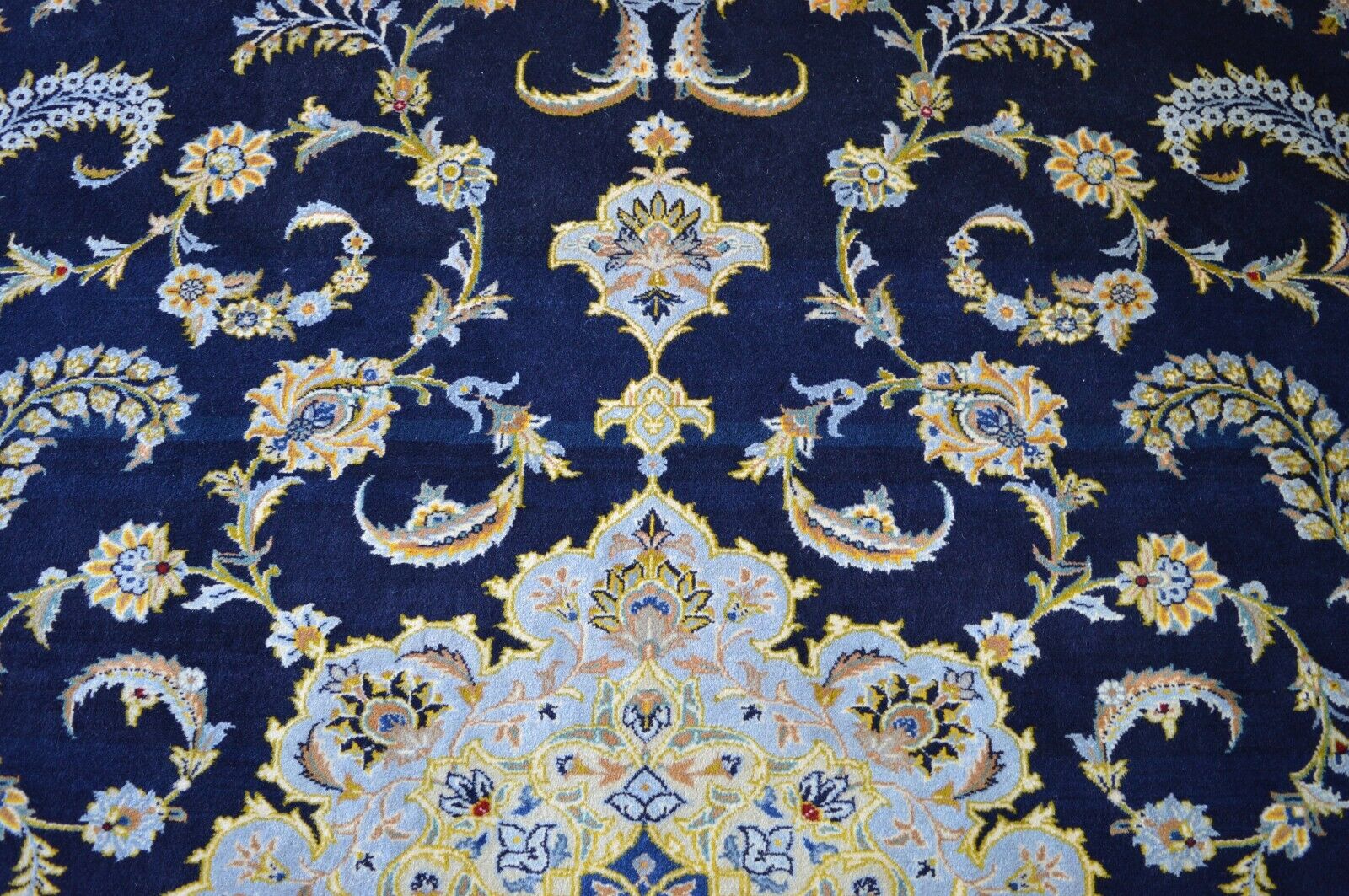 *signiert* Keshan 291x193 Kashan signed Rug Carpet Orient Perserteppich