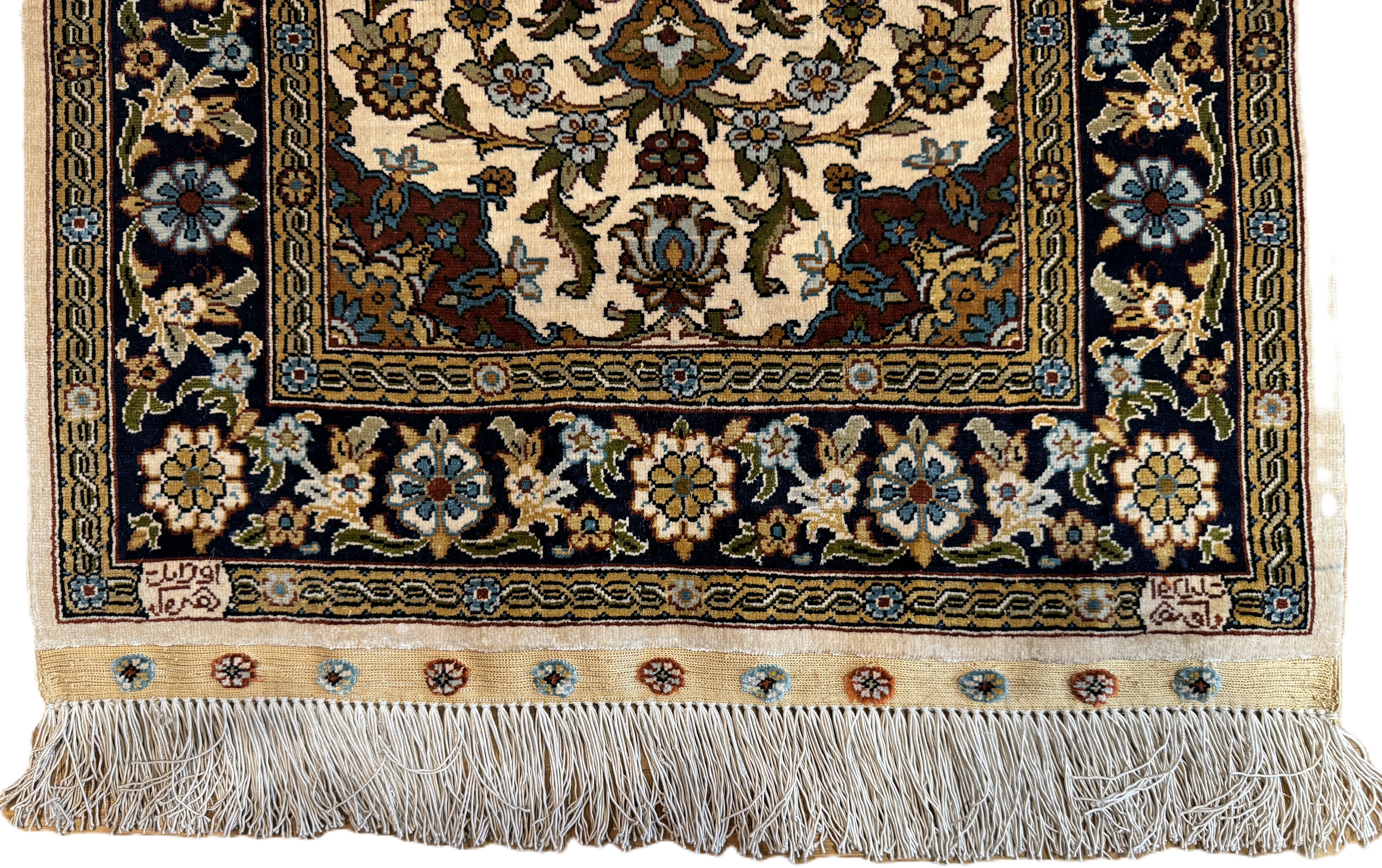 Hereke *signiert* Seide 83 x 53