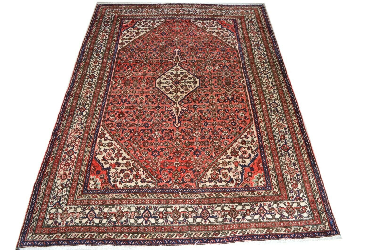 Sanjan 315x225 Zanjan Herati Mahi Tabriz Rug Carpet Tapis Orientteppich Perser